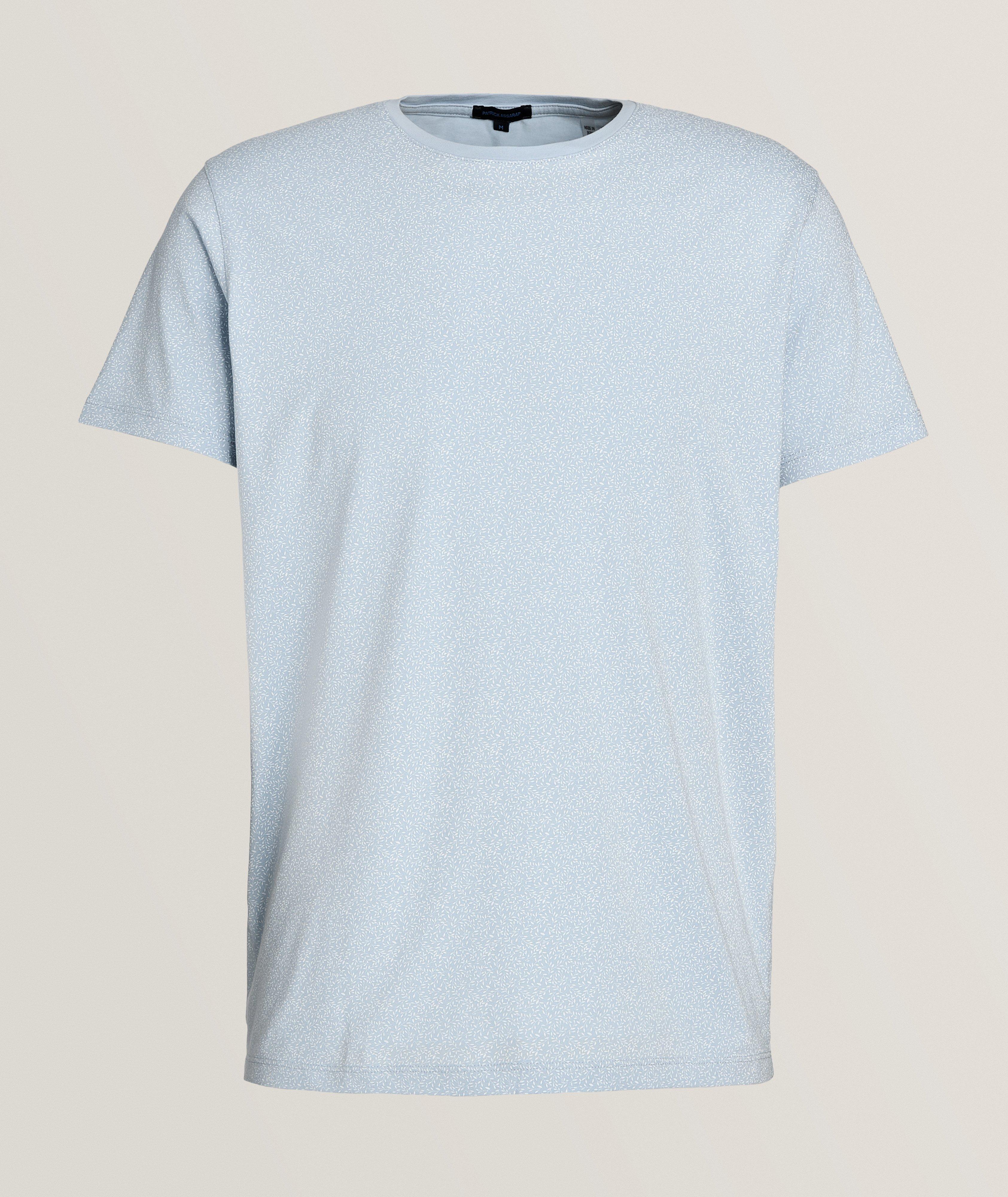 T-shirt en coton pima extensible image 0