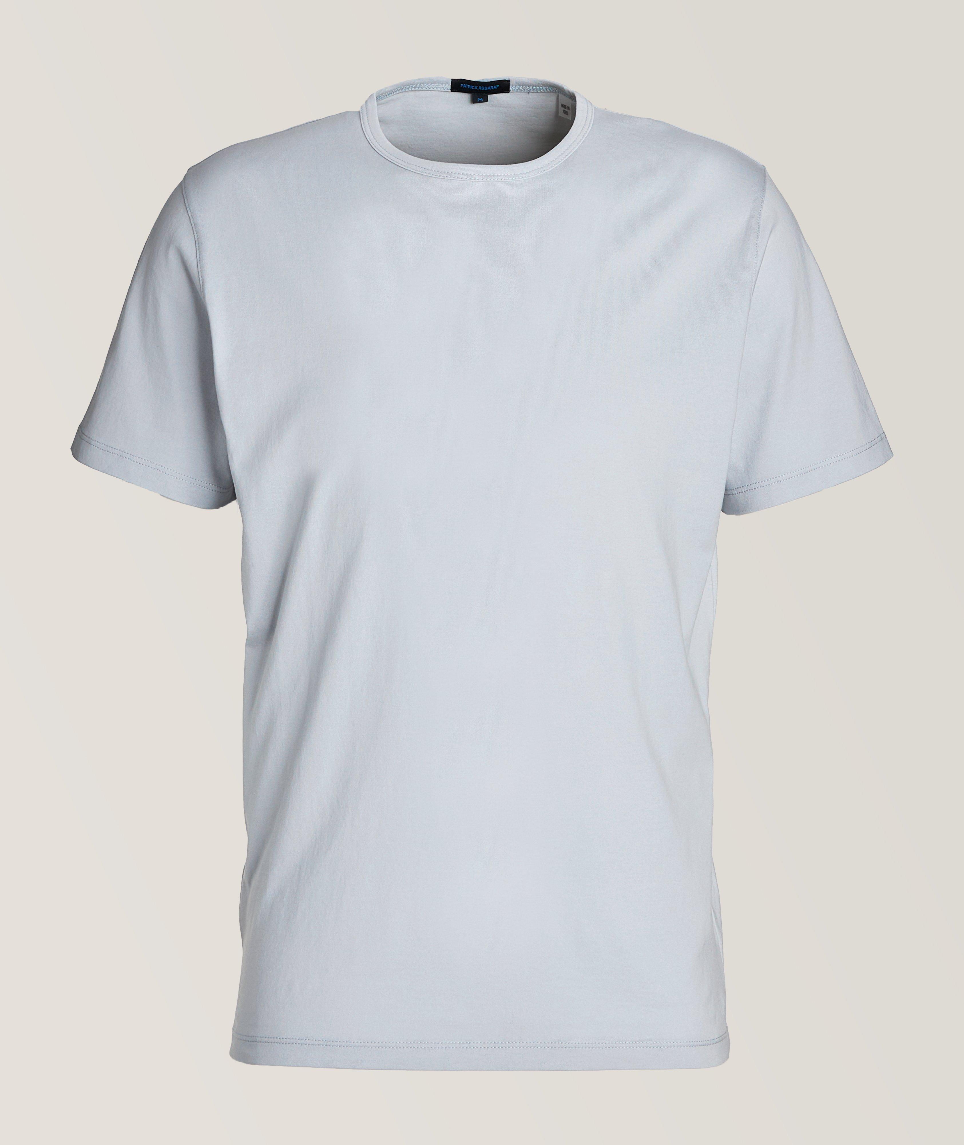 T-shirt uni en coton pima image 0