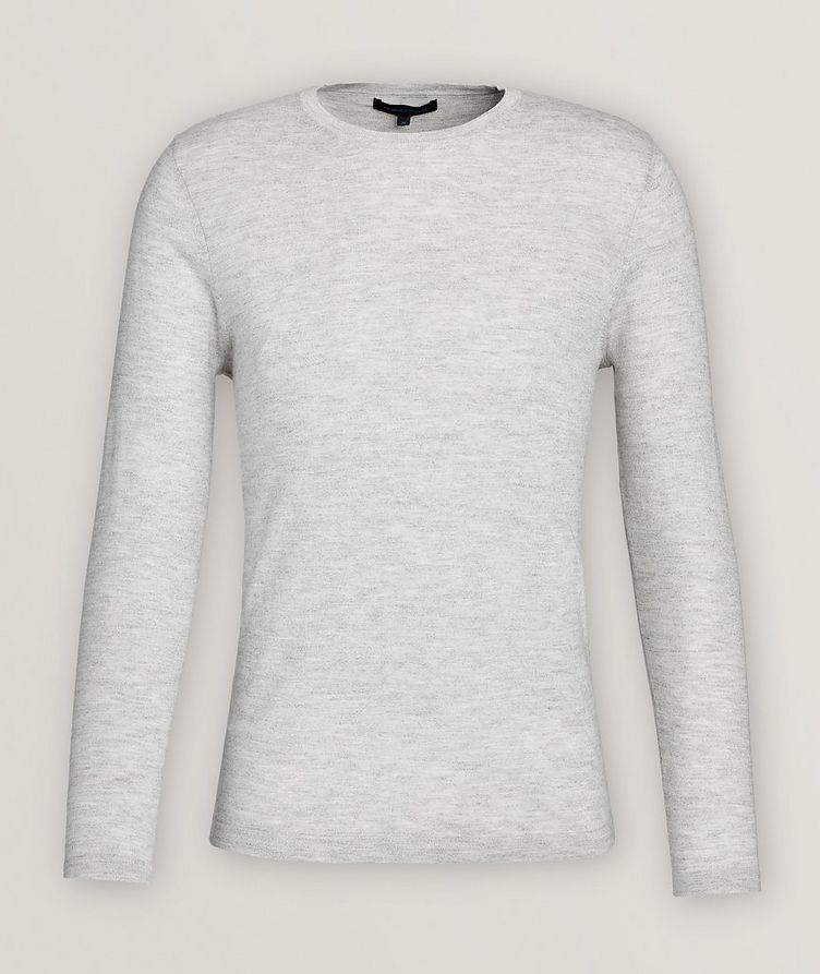 Heathered Cotton, Silk & Cashmere Sweater image 0
