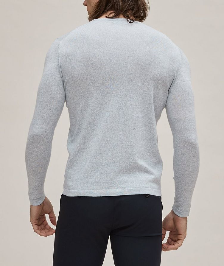 Heathered Cotton, Silk & Cashmere Sweater image 2