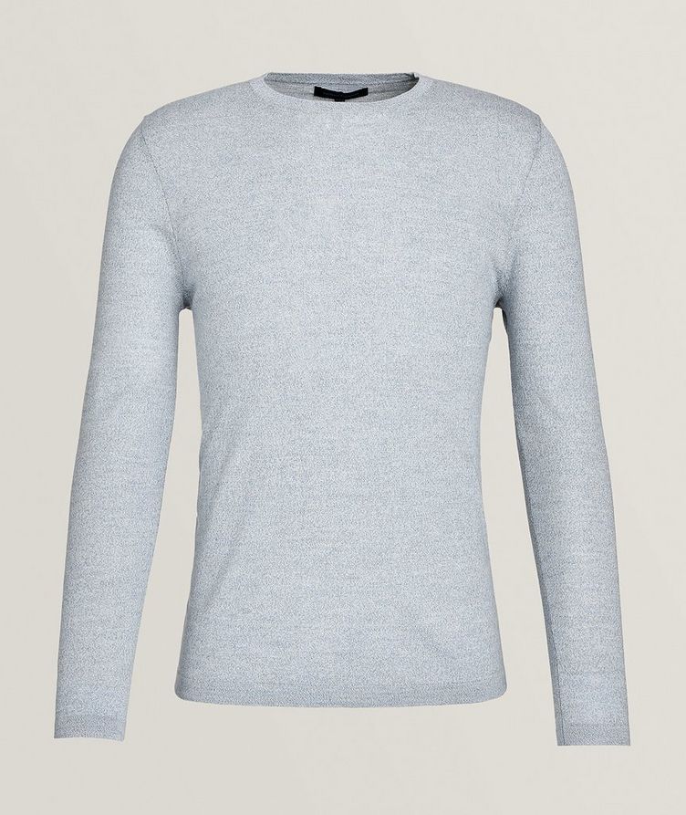 Heathered Cotton, Silk & Cashmere Sweater image 0