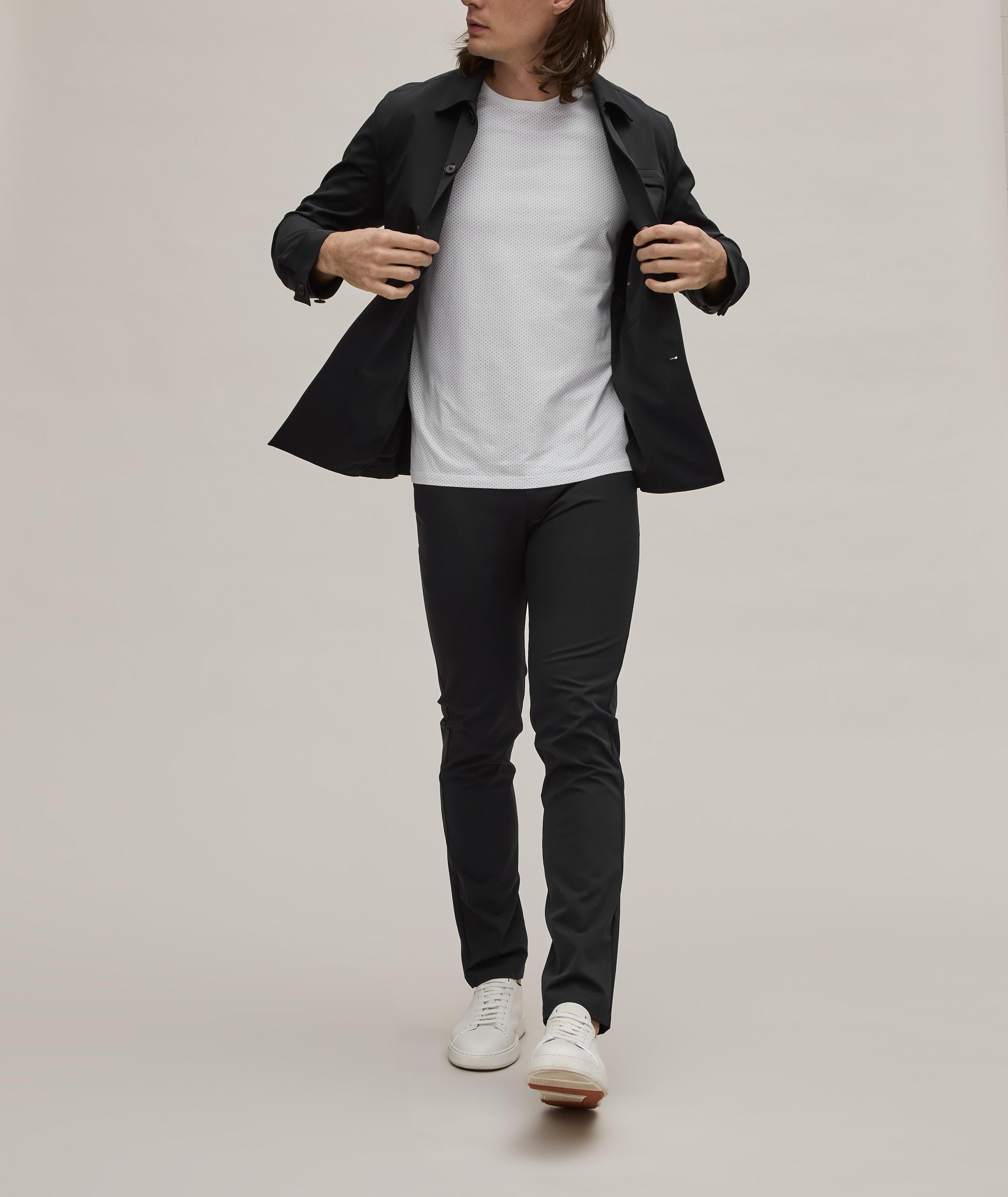 Micro Plus Pattern Pima-Stretch T-Shirt  image 3