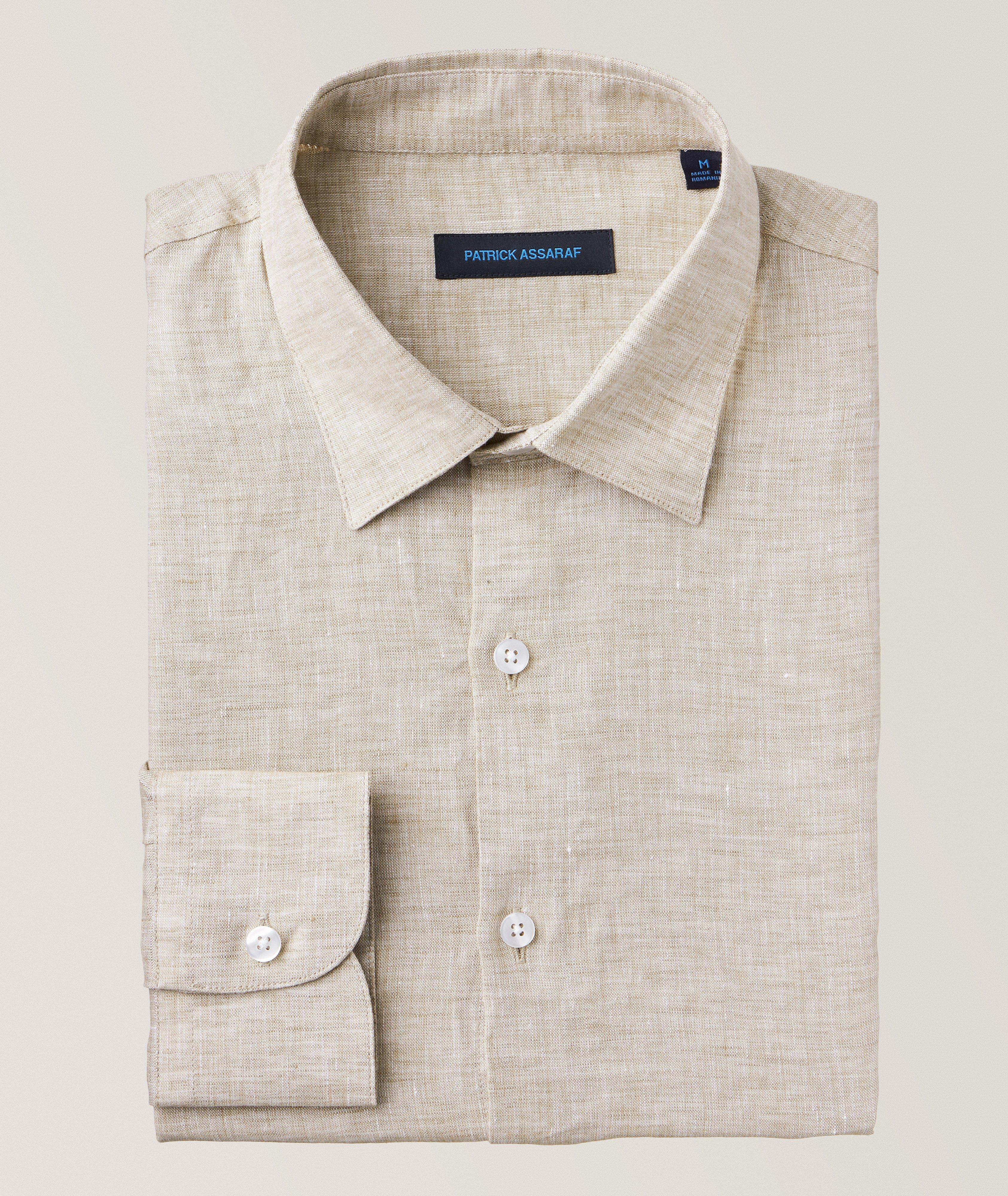 Mélange Linen Sport Shirt