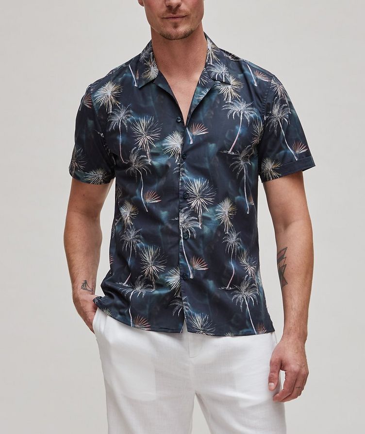 Palm Tree Cotton Sport Shirt  image 1