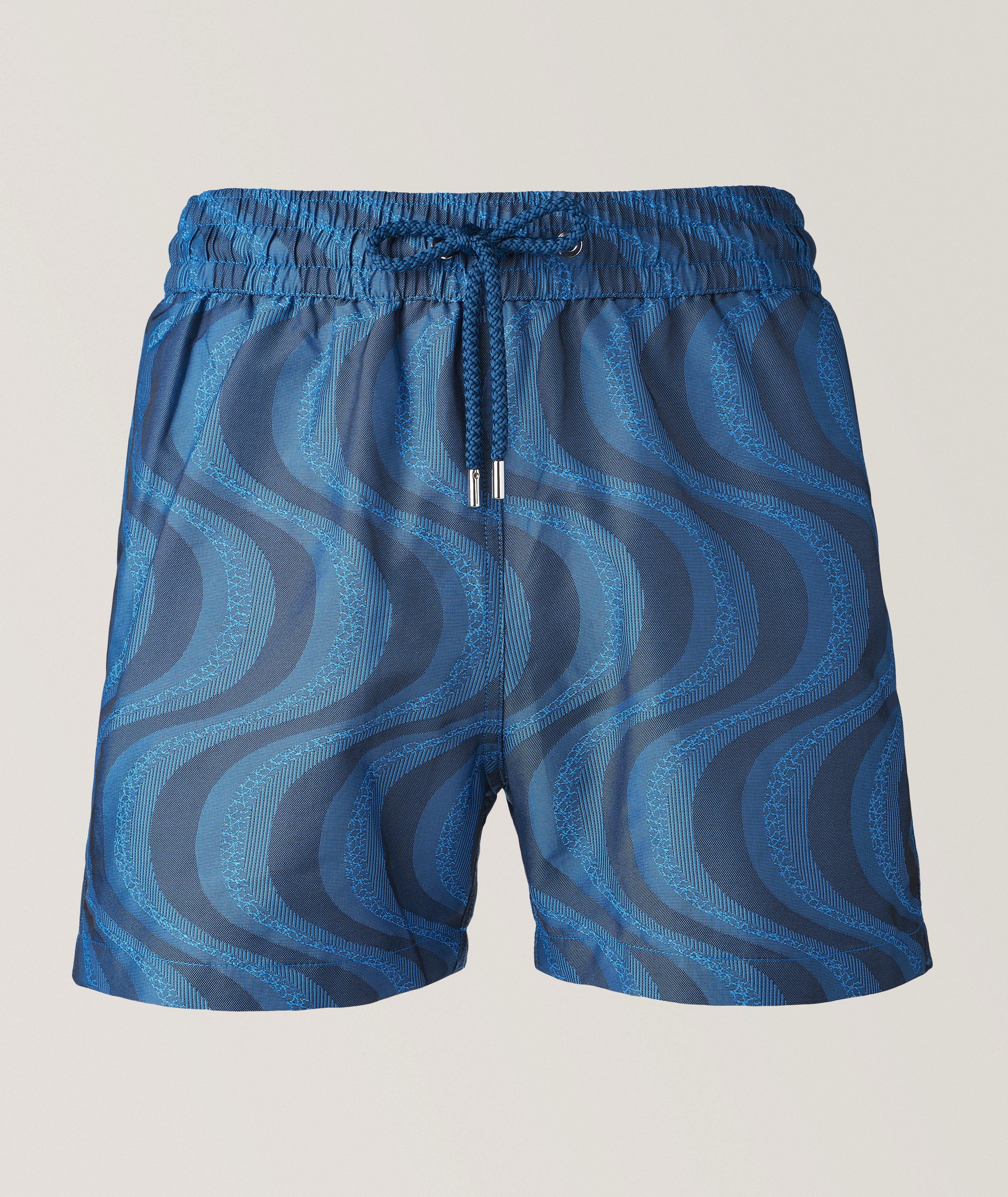 Watercolour Print Swim Shorts