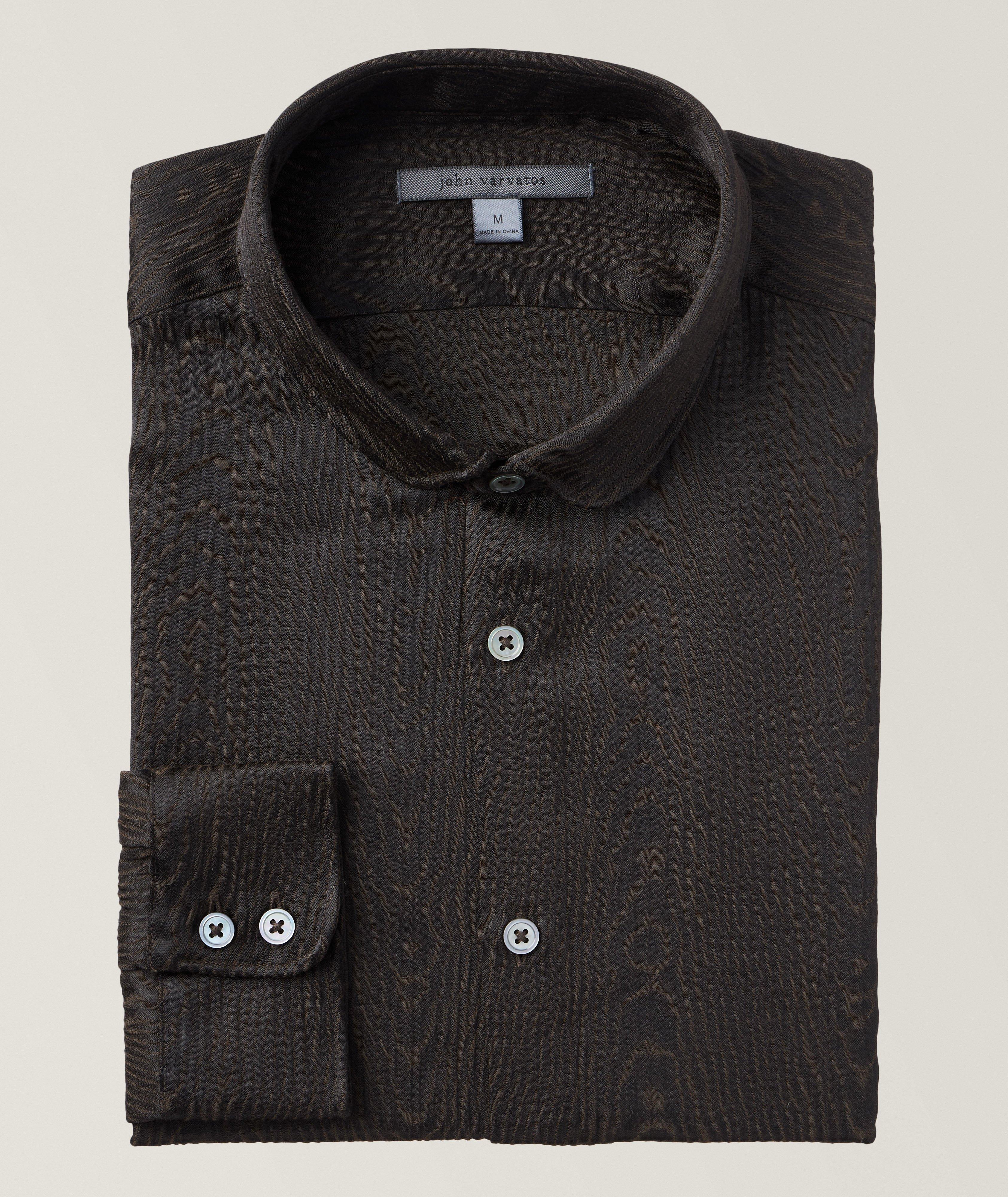 Glossy Wood Textured Sport Shirt image 0