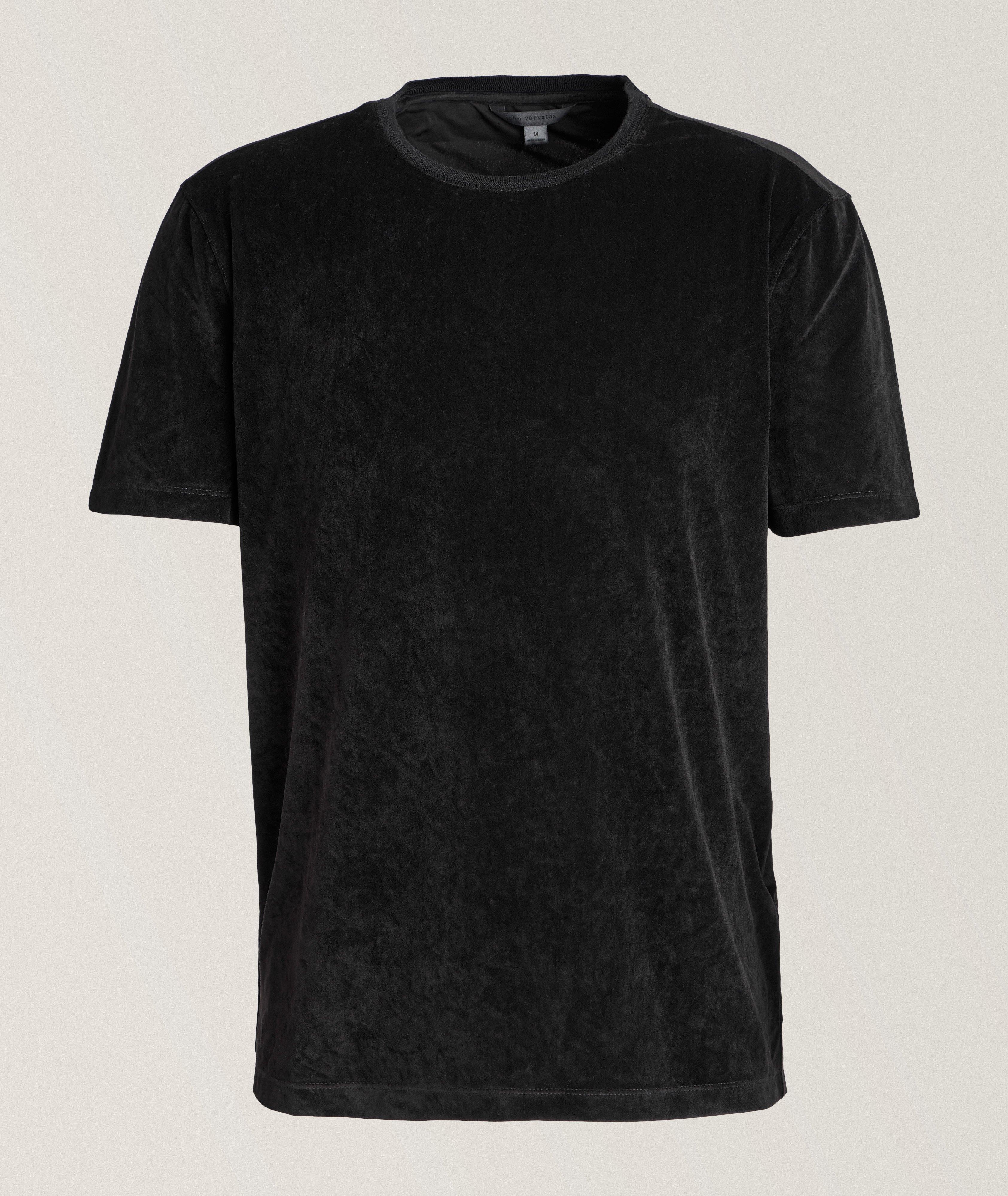 John Varvatos Men's Short Sleeve Burnout Creweck Tee, Blue Heather, SM :  : Clothing, Shoes & Accessories