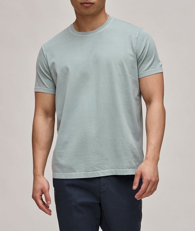 T-shirt en coton teint en pièce image 1