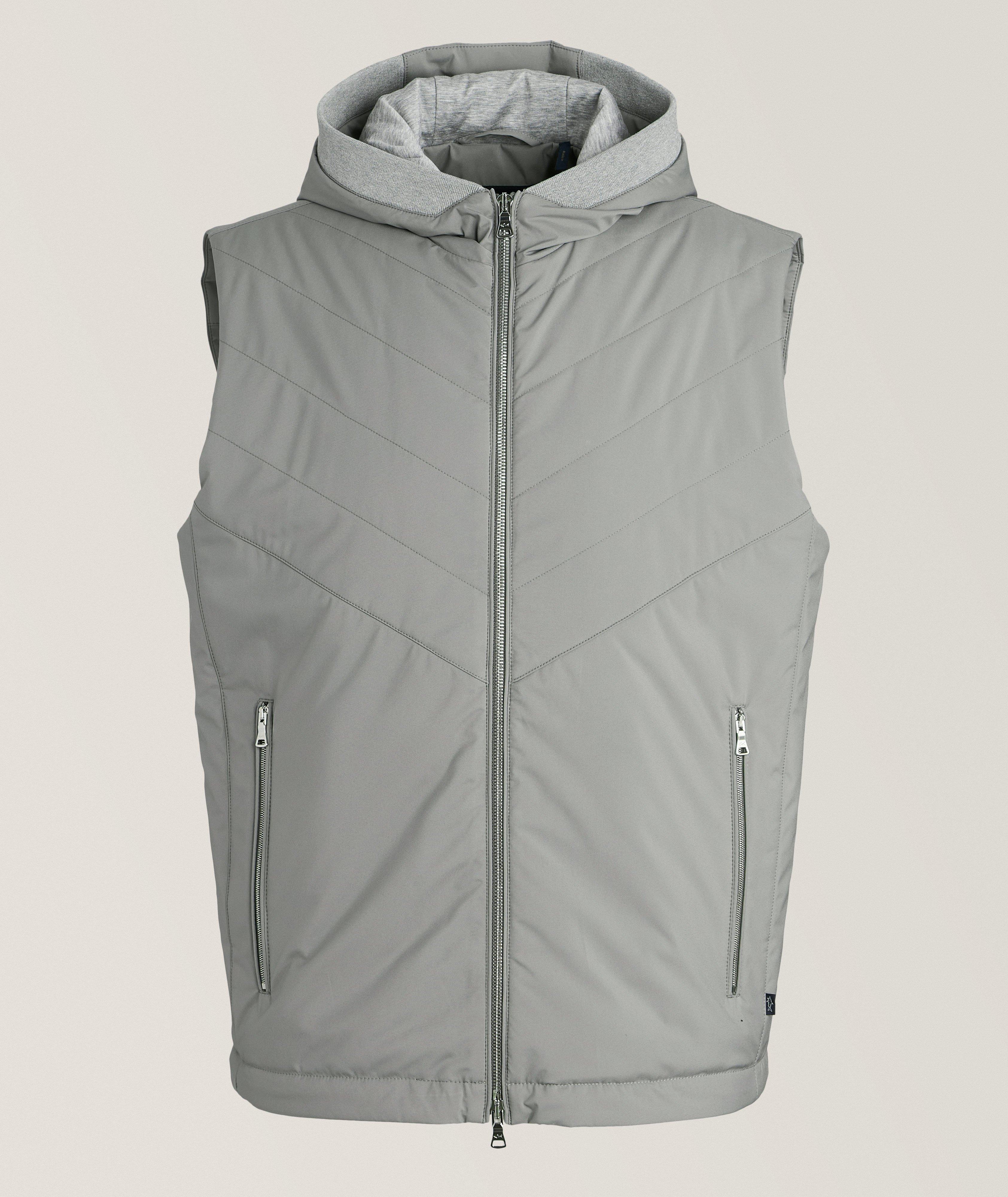 Technical Fabric Hooded Vest image 0
