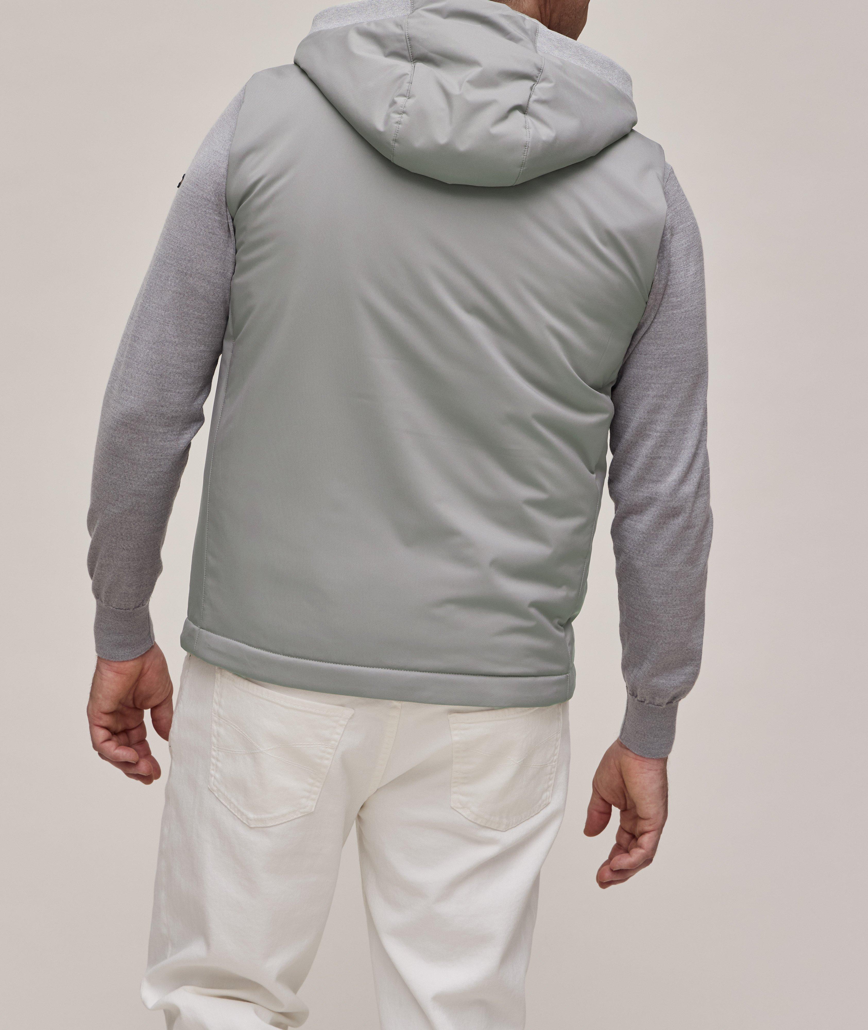 Technical Fabric Hooded Vest image 2