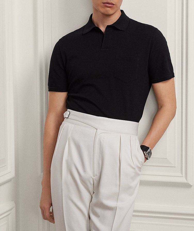 Washed Cotton, Silk & Linen Polo image 1