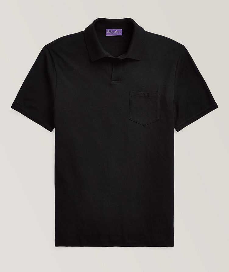 Washed Cotton, Silk & Linen Polo image 0