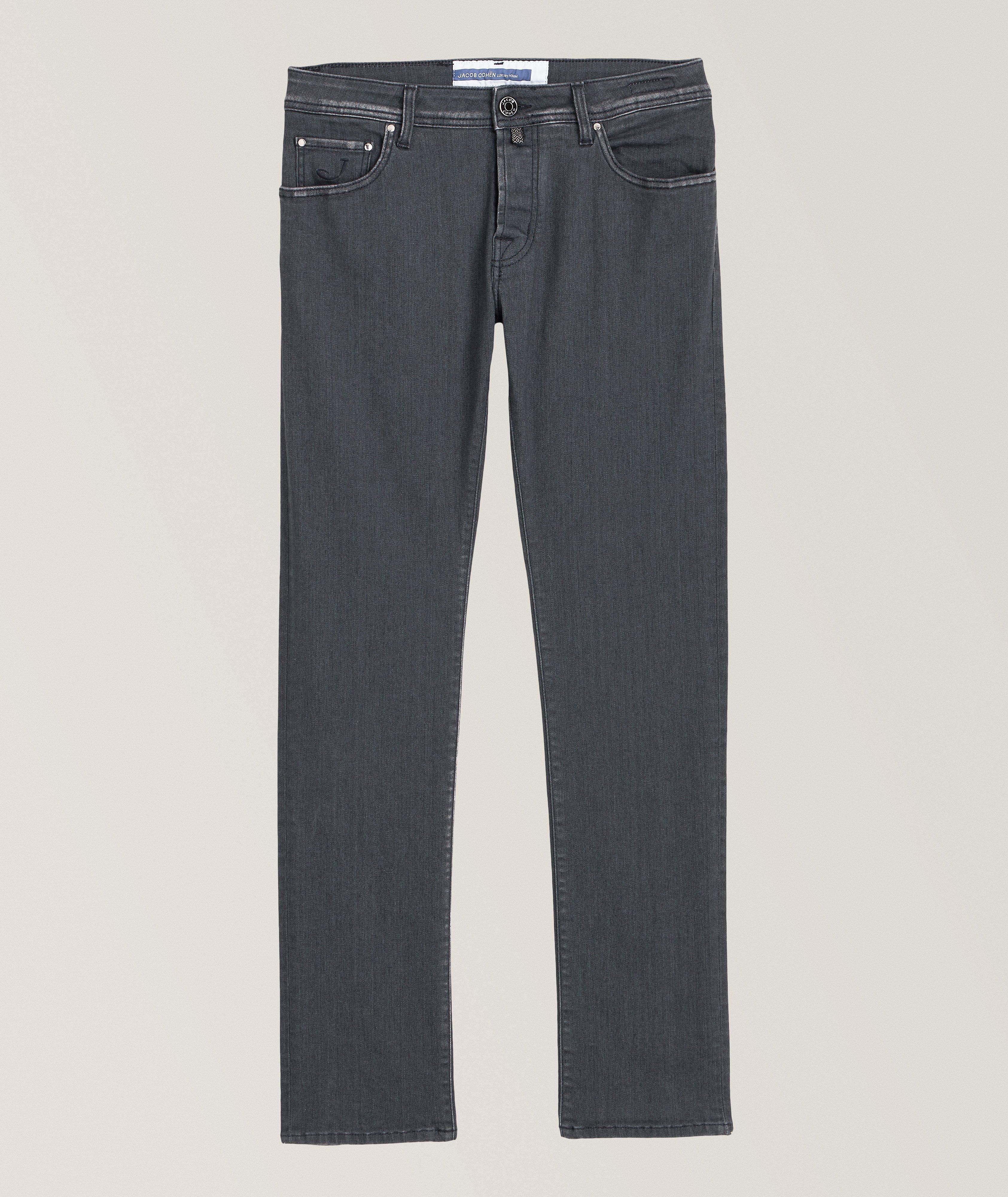 Nick Dark-Wash Stretch-Cotton Blend Jeans