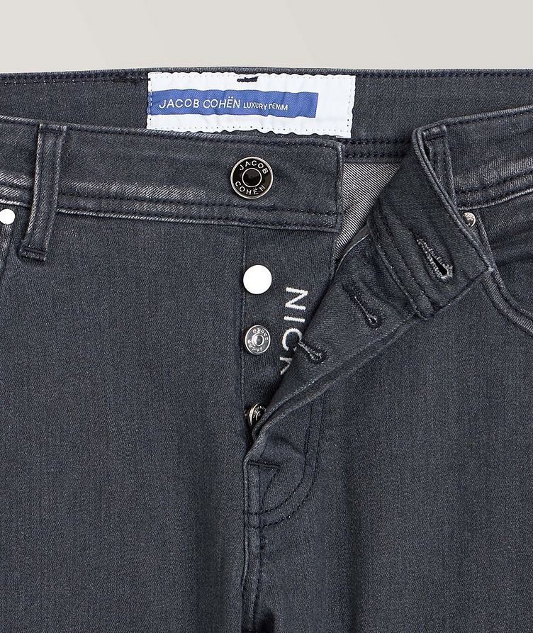 Nick Dark-Wash Stretch-Cotton Blend Jeans image 1