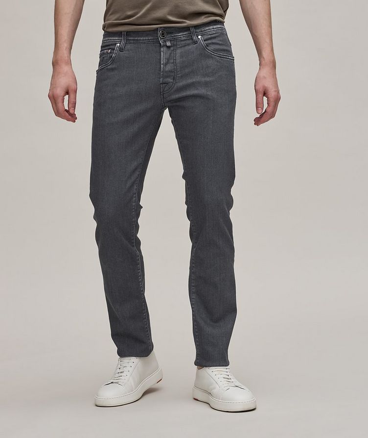 Nick Dark-Wash Stretch-Cotton Blend Jeans image 2