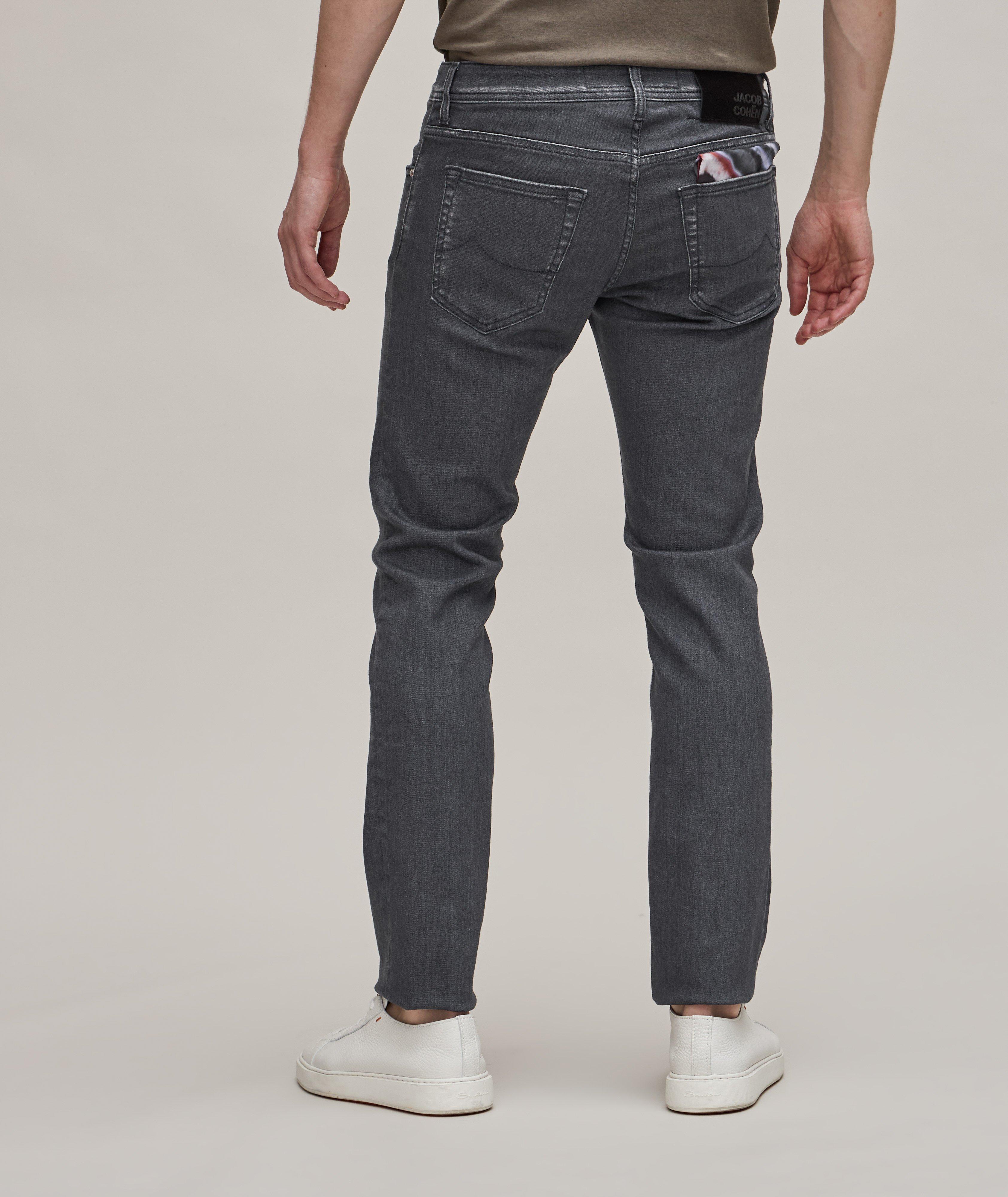 Nick Dark-Wash Stretch-Cotton Blend Jeans