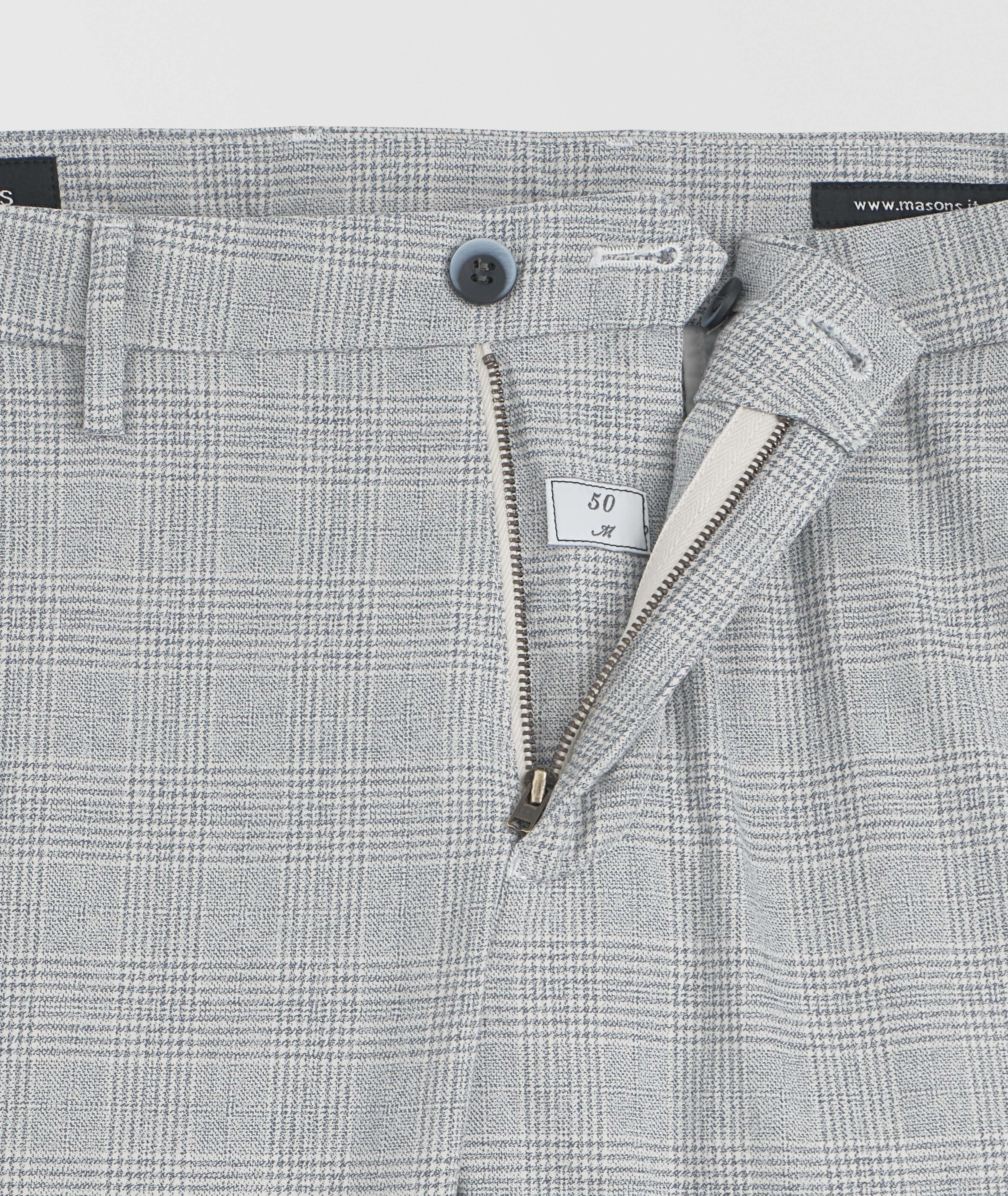 Chino en twill de coton à carreaux prince-de-Galles image 6