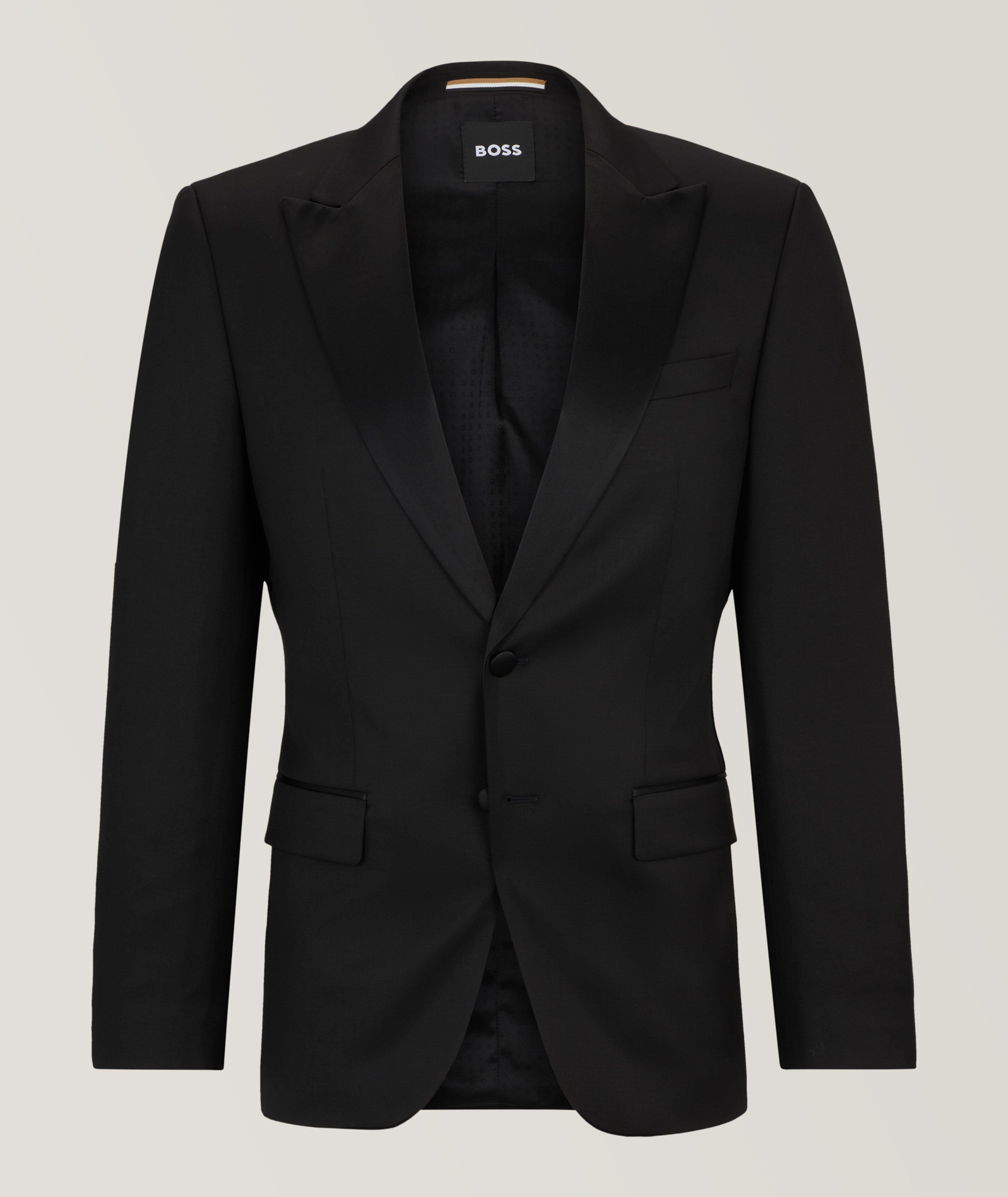 Super 120s Virgin Wool Serge Tuxedo Jacket image 0