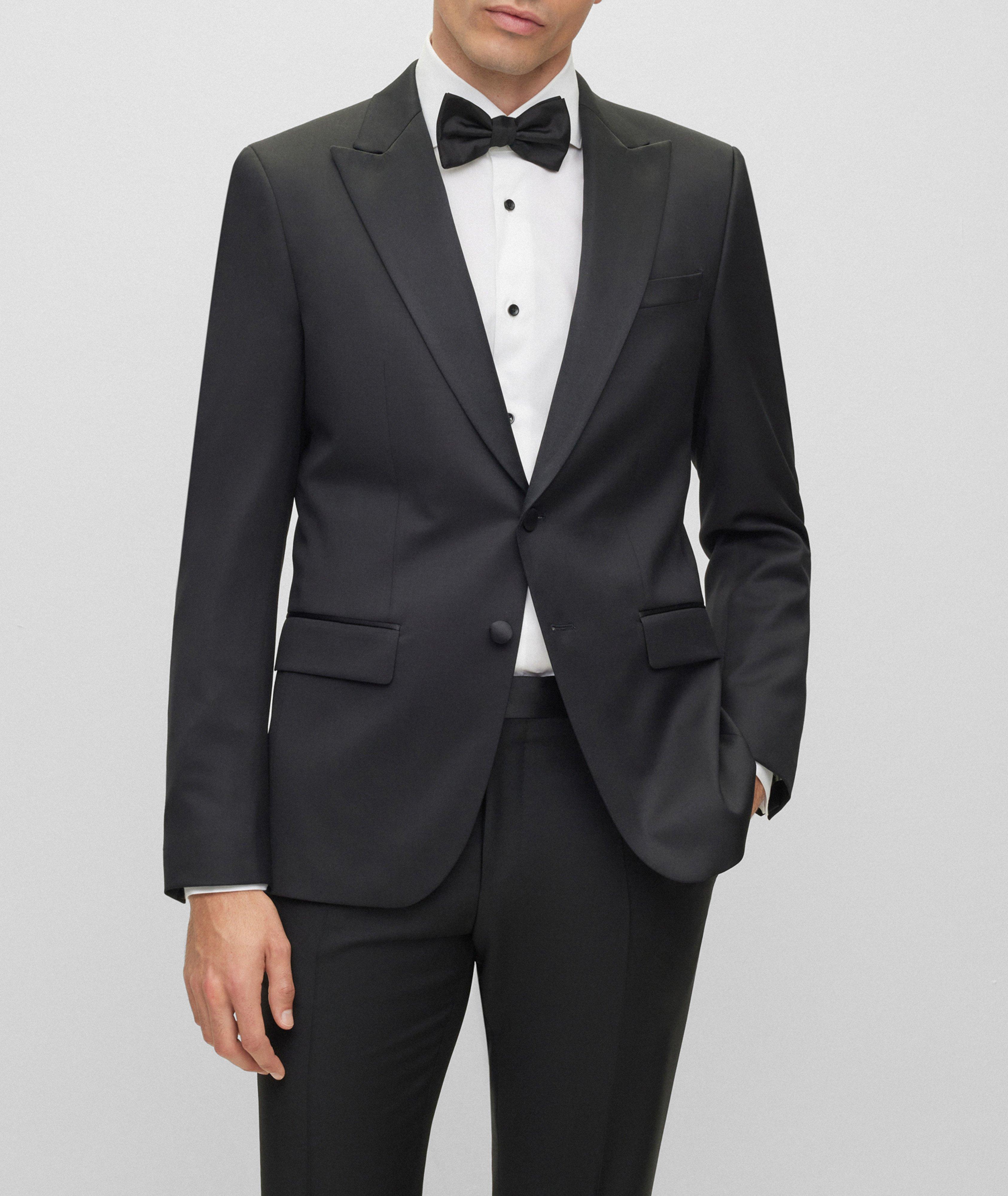 Super 120s Virgin Wool Serge Tuxedo Jacket image 1