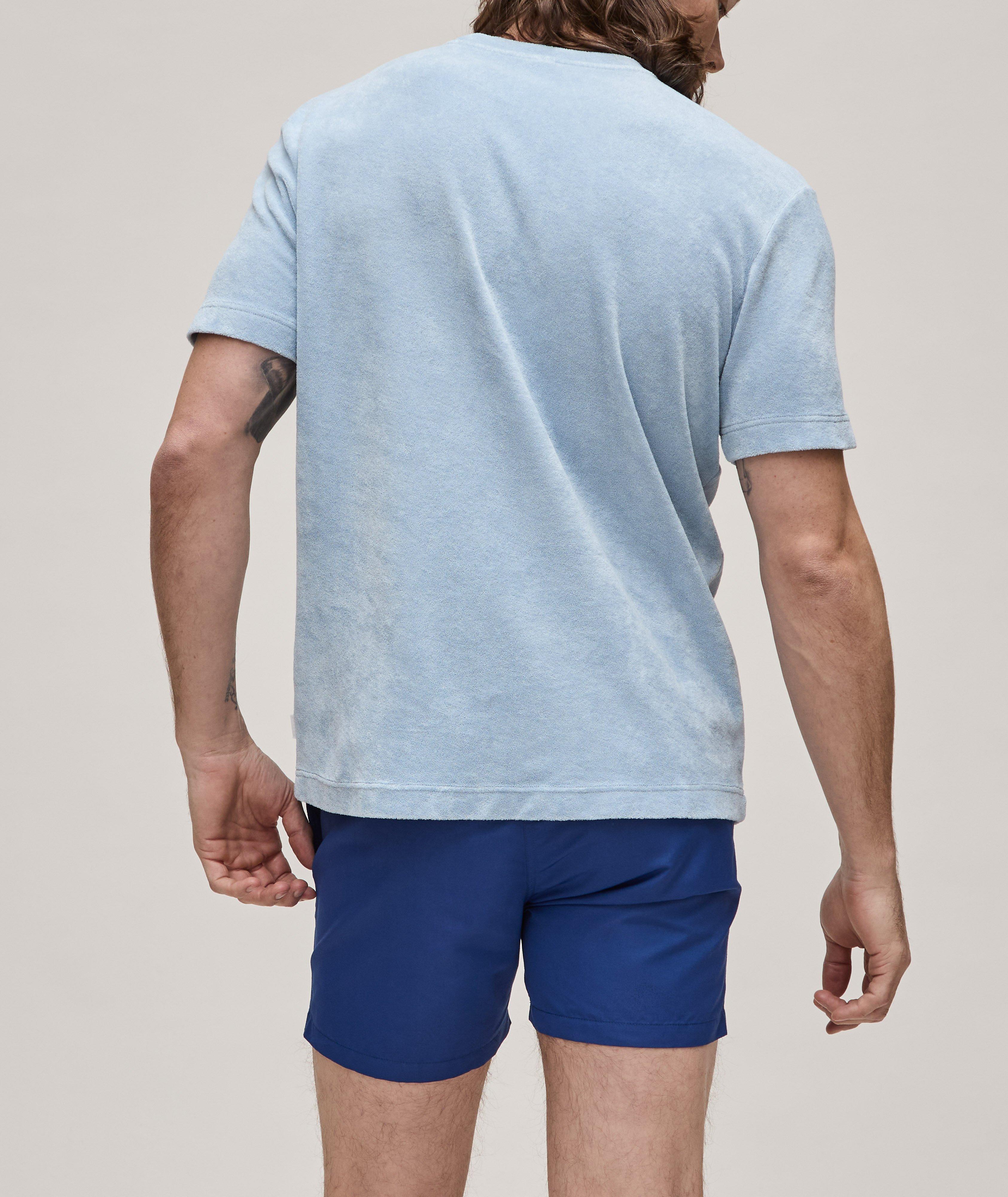 Garment-Dyed Terry Cotton T-Shirt image 2