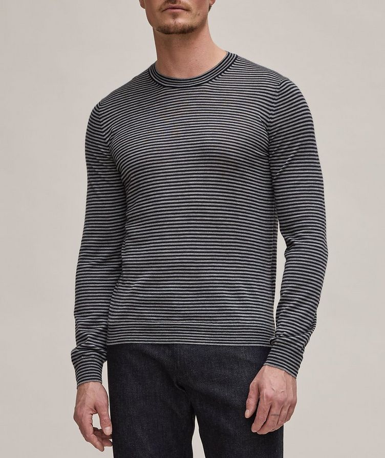 Icon Striped Cashmere T-Shirt image 1