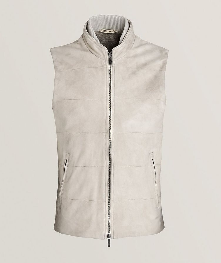 Mixed Material Suede  Vest image 0