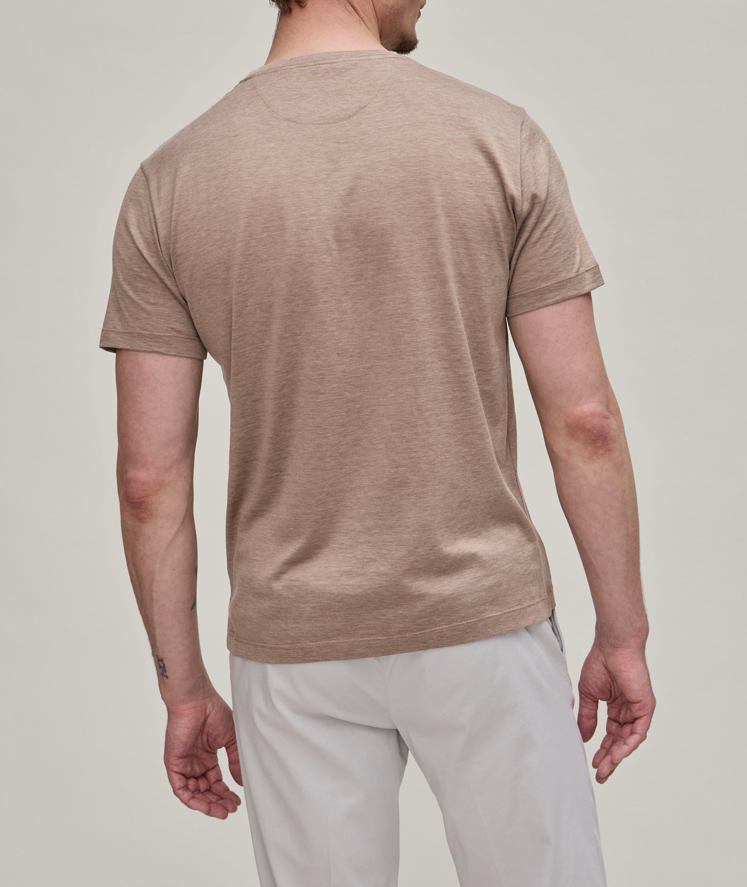 T-shirt en soie et en coton image 2