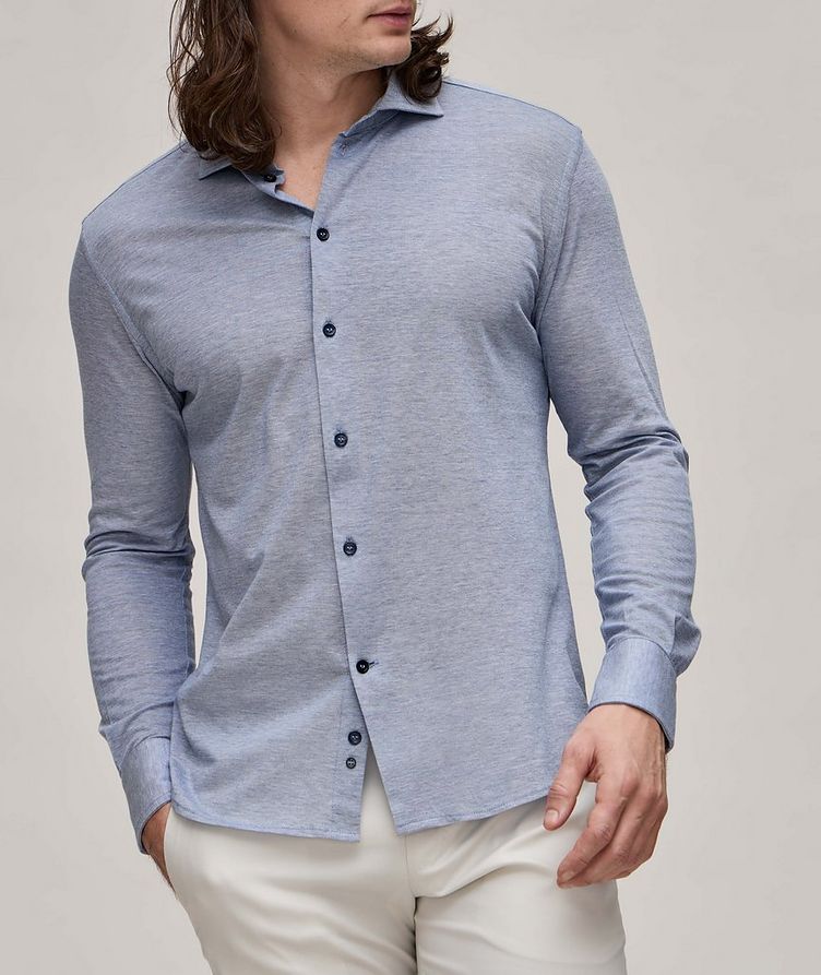 Textured Jersey Cotton Sport Shirt image 1
