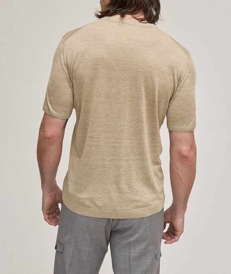 Heathered Linen-Silk T-Shirt  image 2