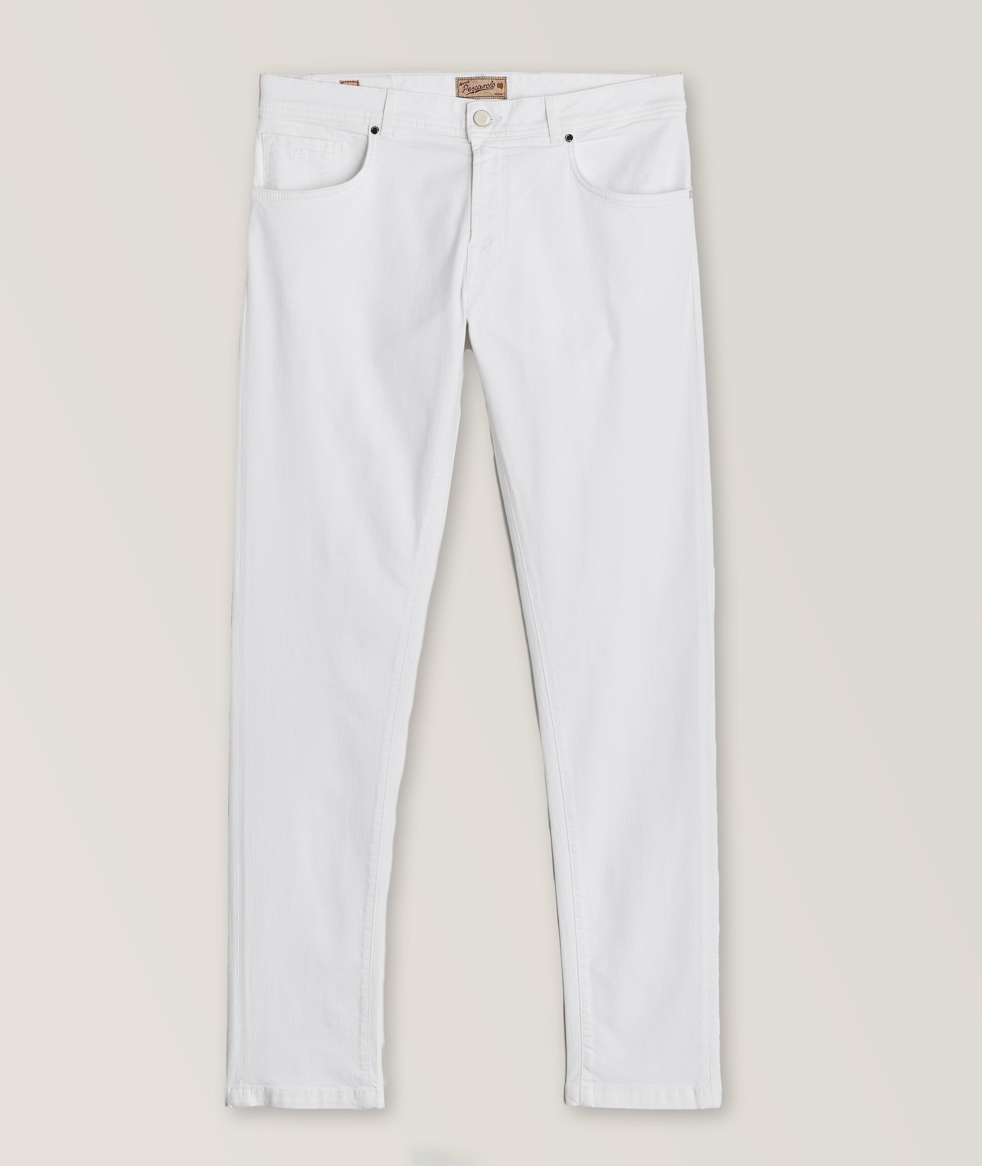 5-Pocket Style Stretch-Cotton Jeans  image 0