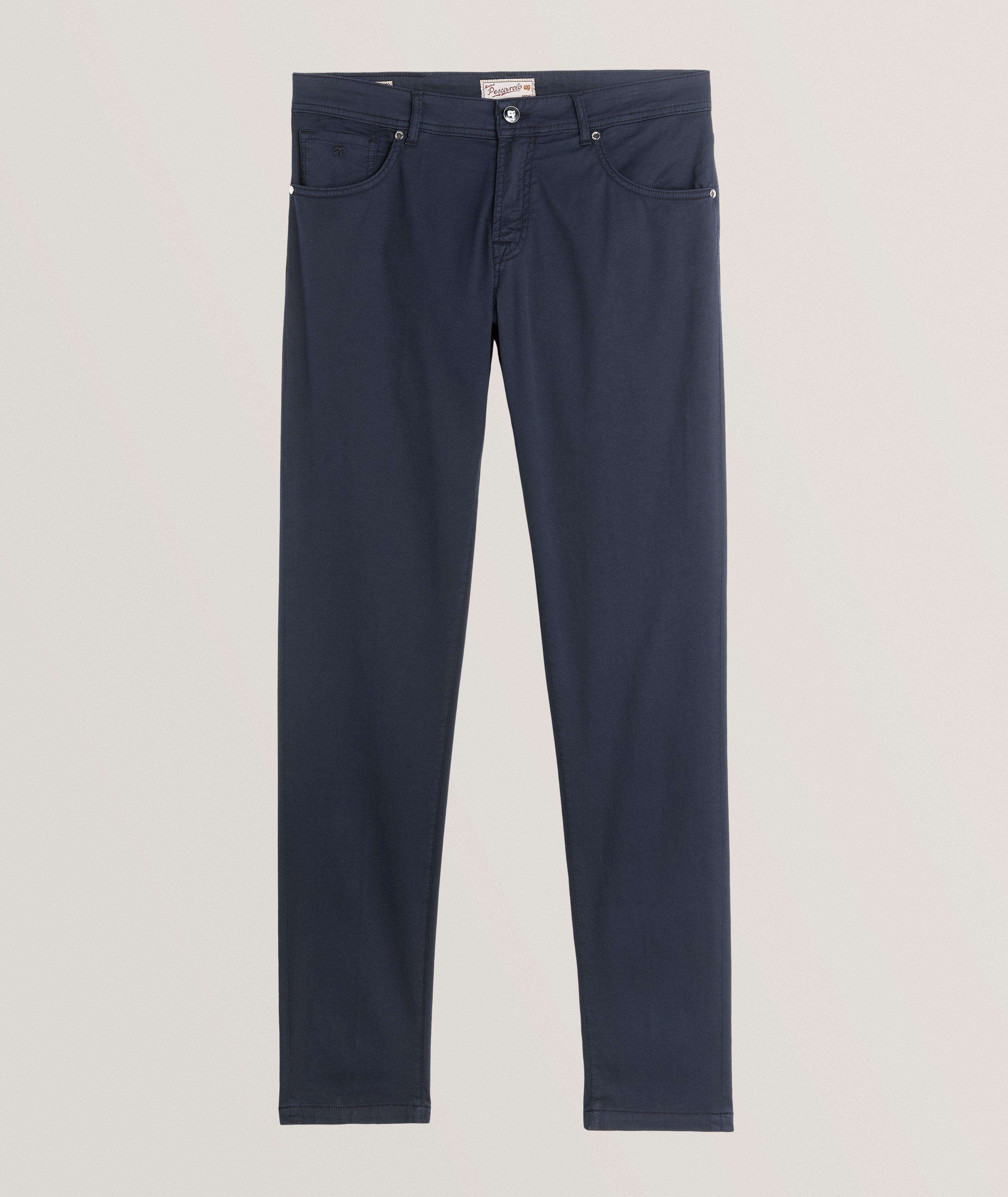 5-Pocket Style Stretch-Cotton Pants