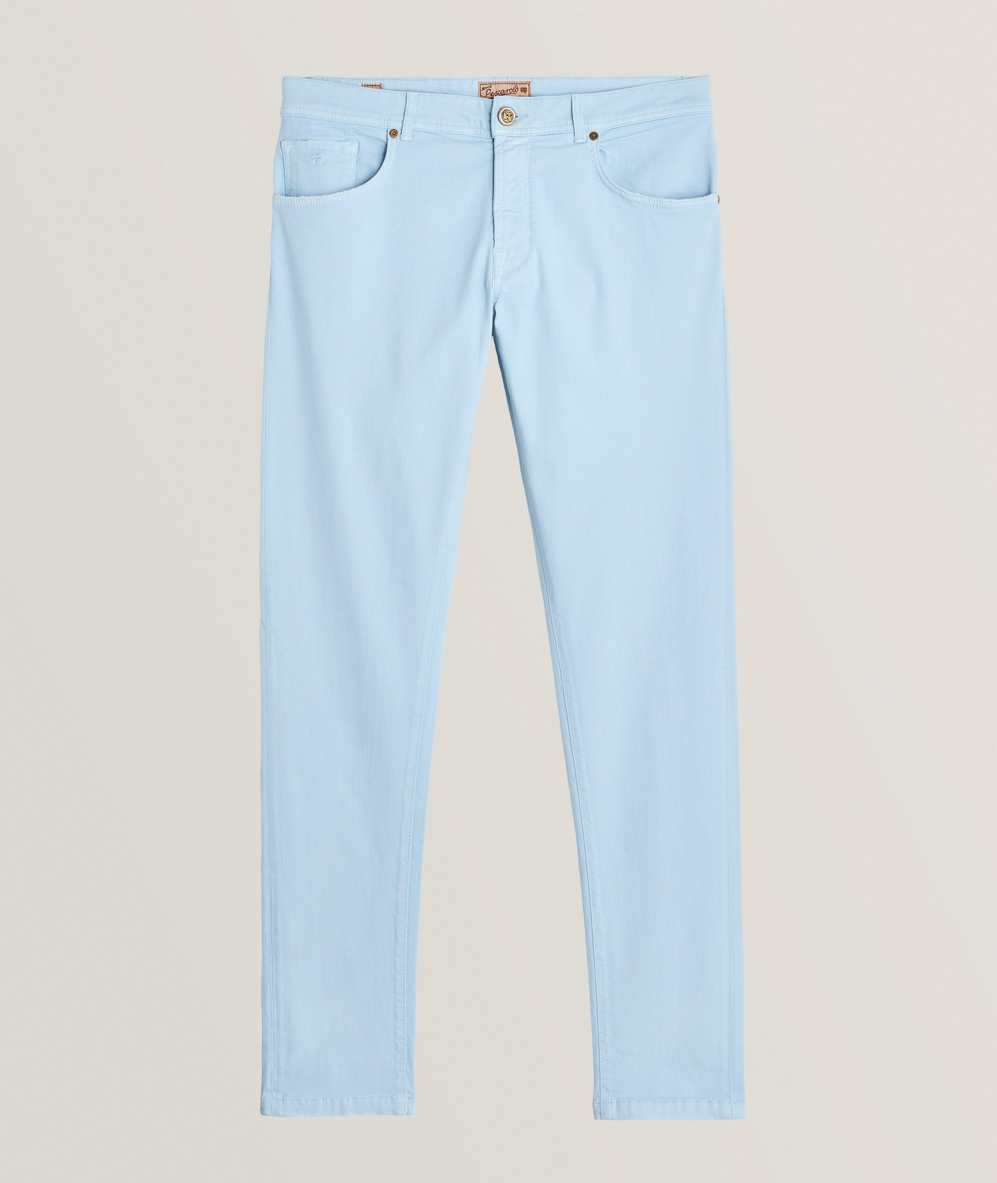 5-Pocket Style Stretch-Cotton Jeans  image 0