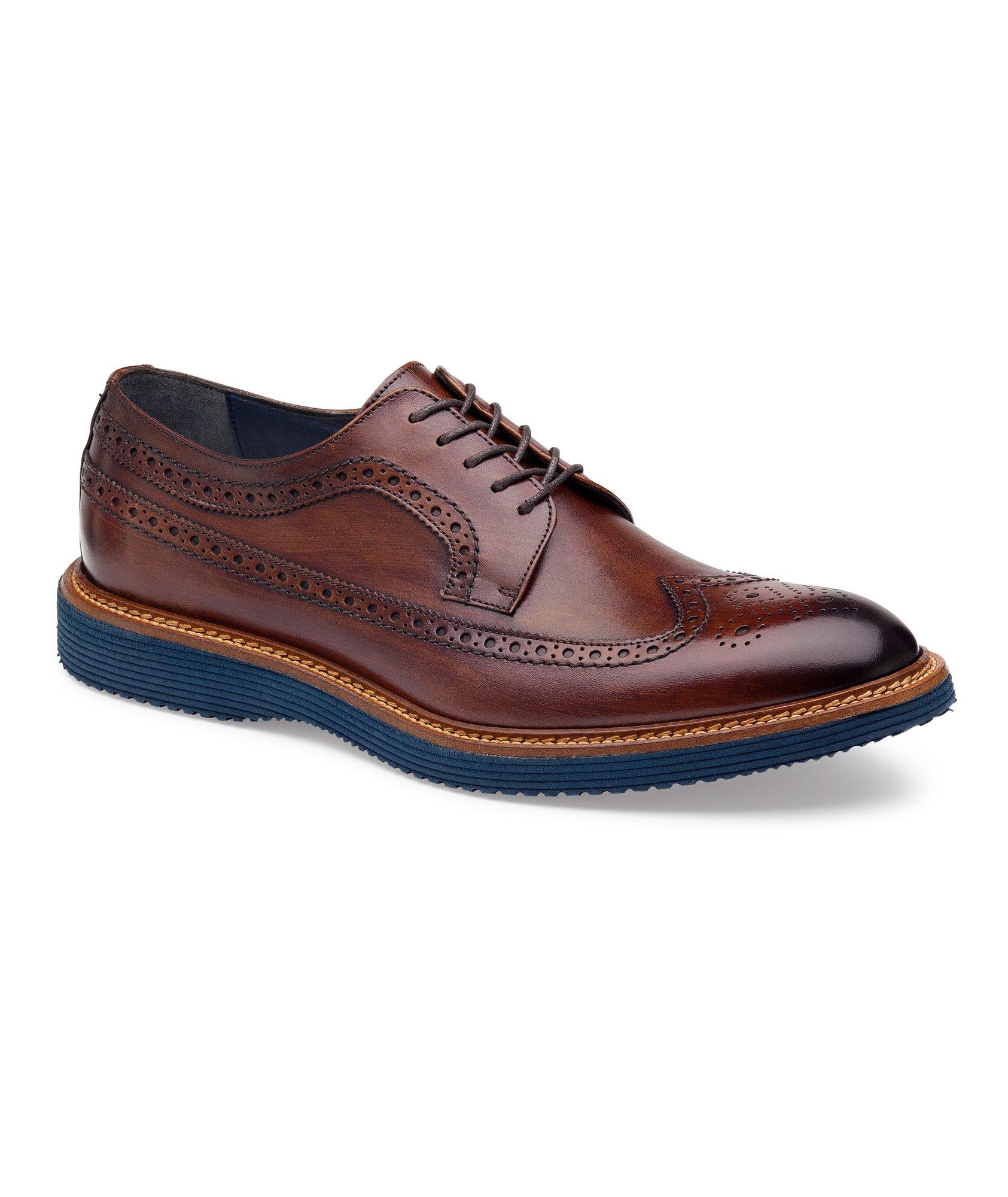 Johnston & Murphy Collection Jameson Longwing Leather Derbies