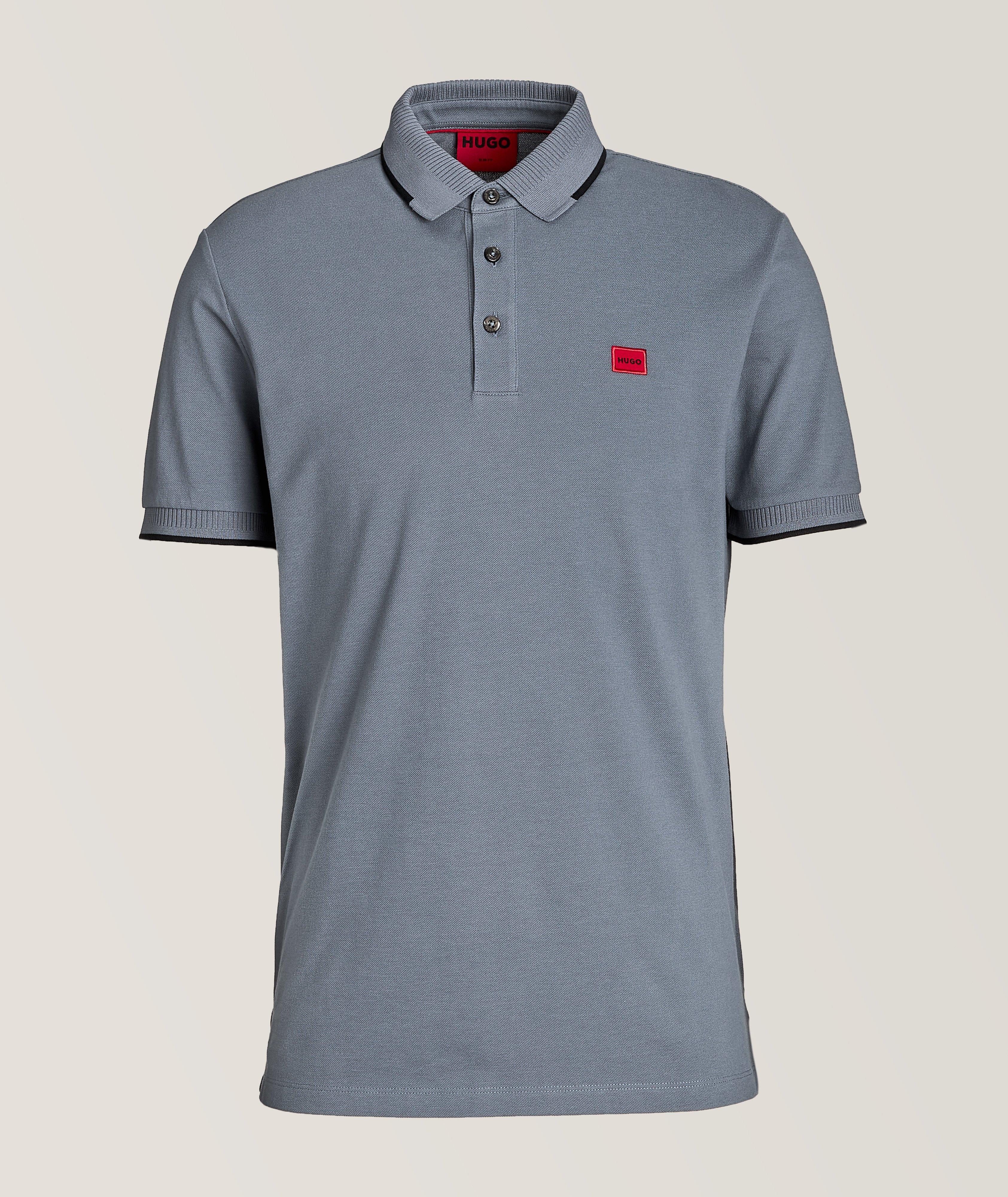 Sustainable Contrast Tipping Cotton Piqué Polo image 0