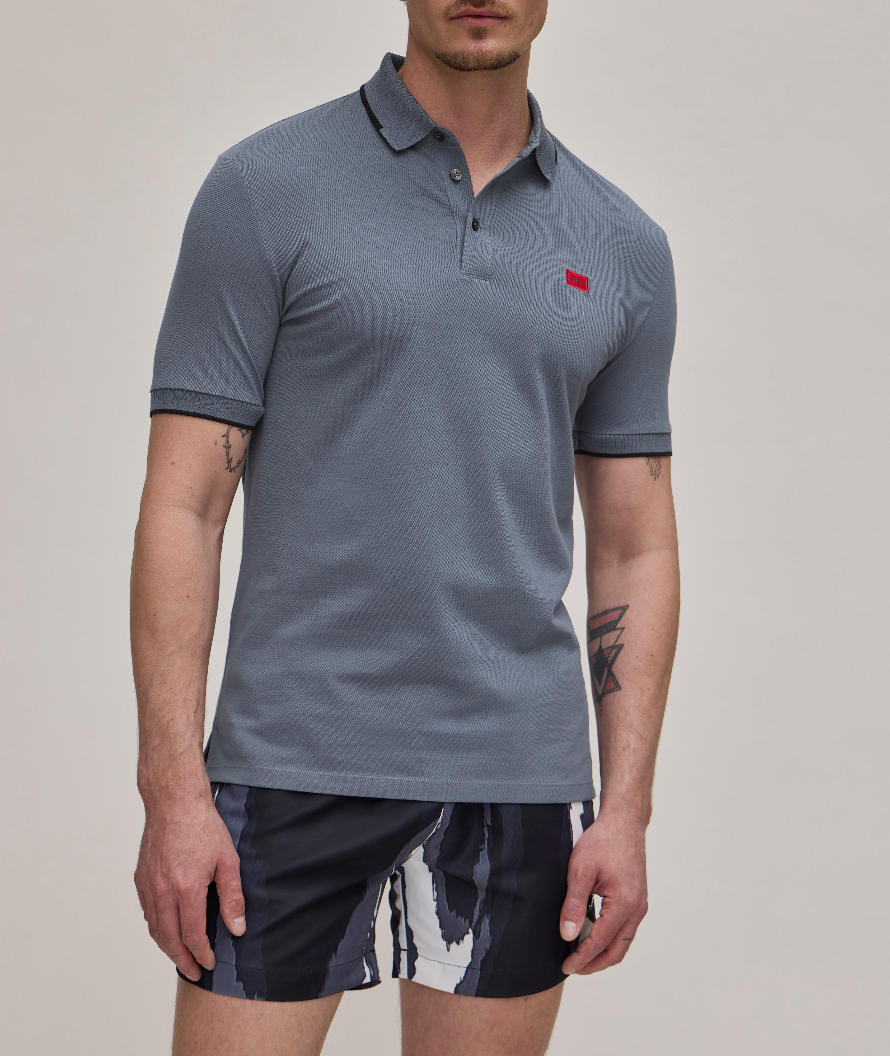 Sustainable Contrast Tipping Cotton Piqué Polo image 3