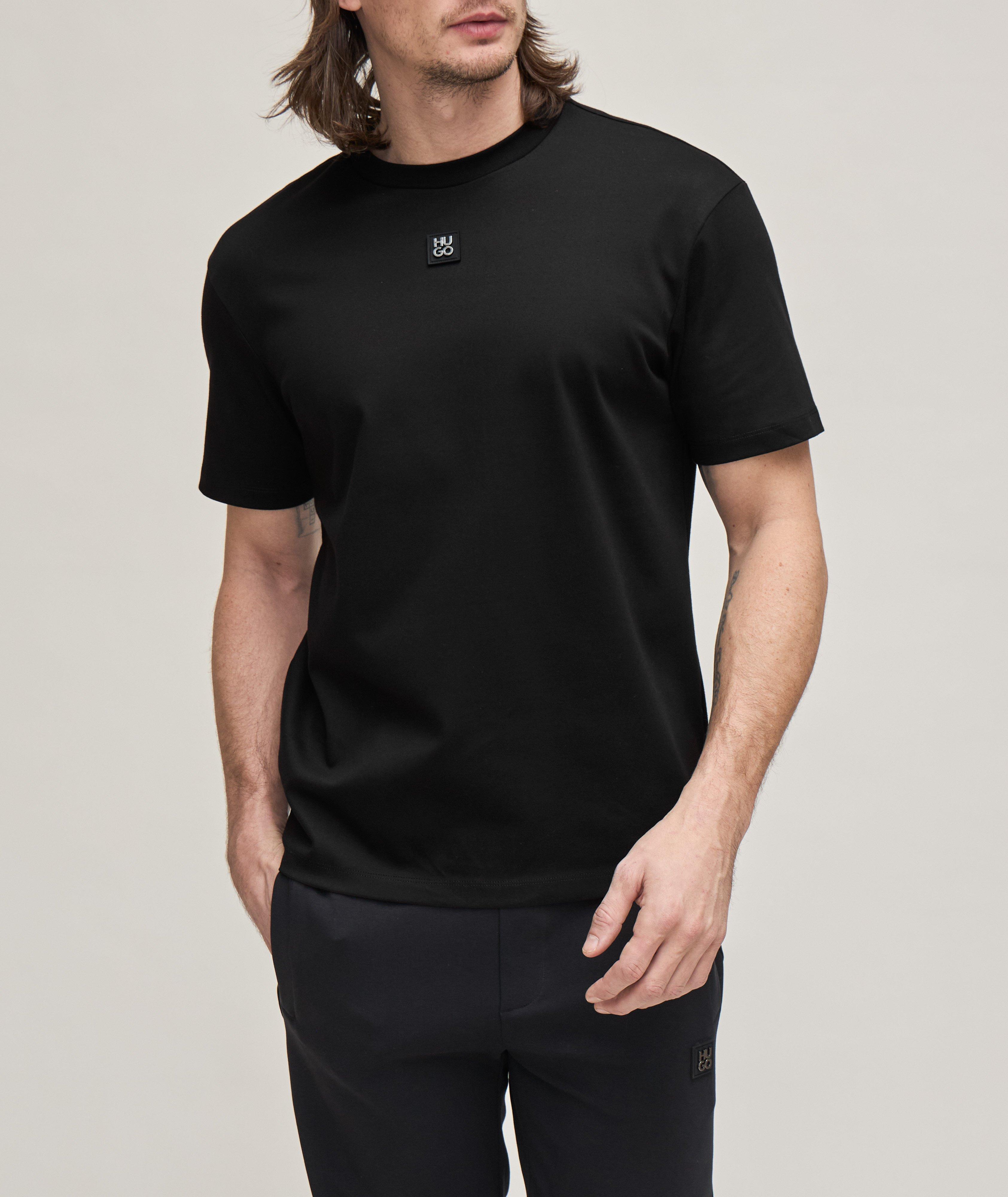 Stacked Logo Interlock Cotton T-Shirt image 2