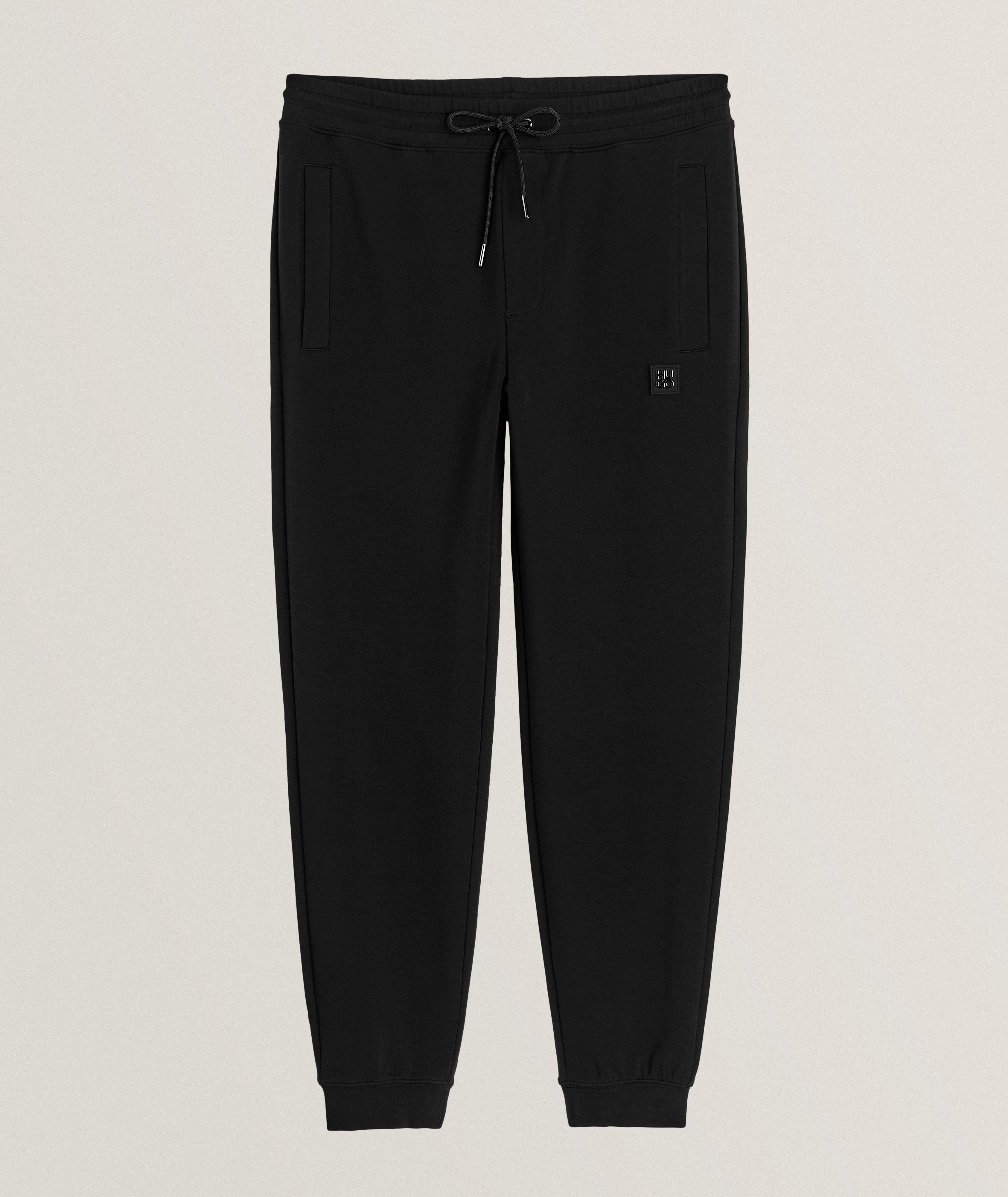 Stacked Logo Stretch-Cotton Sweatpants image 0