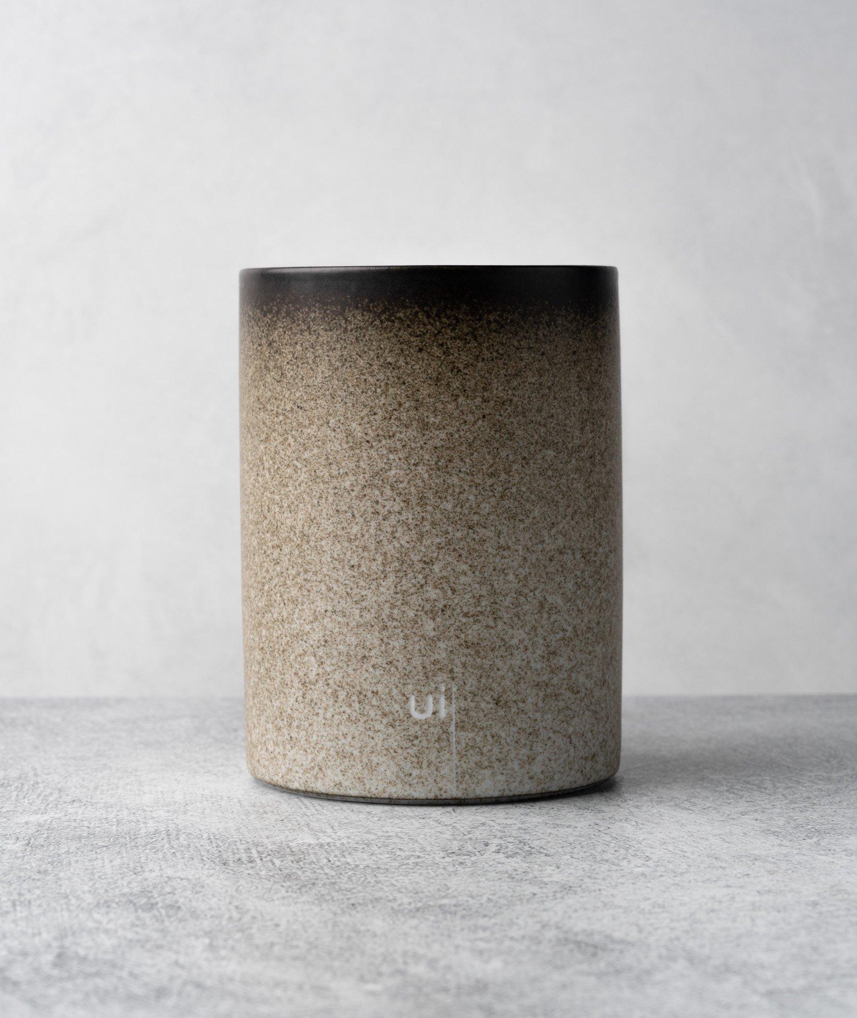 Ui Fine Ceramic Self-Heating Mug -Black Walnut, OHOM