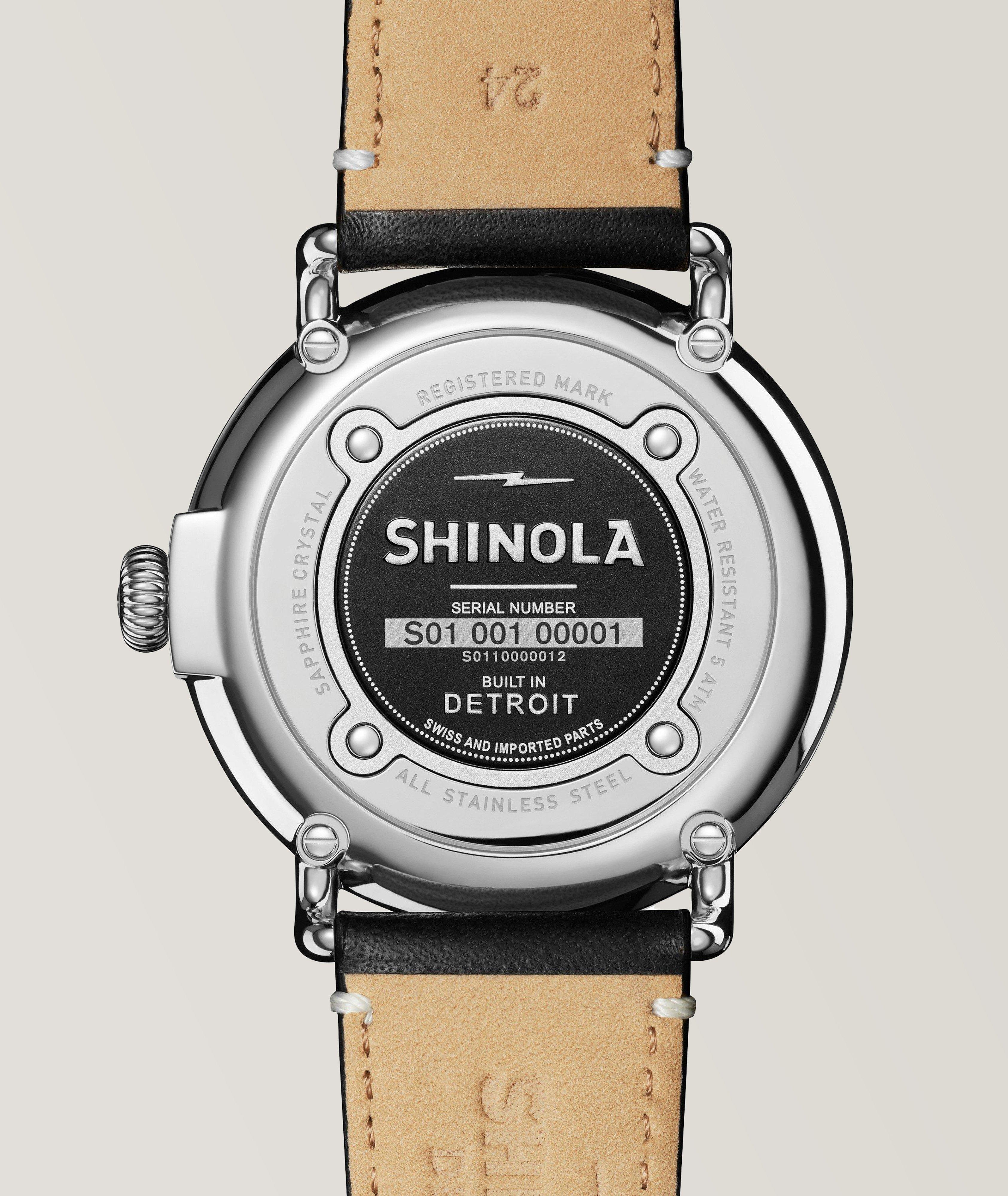 Runwell Leather Strap Watch image 4