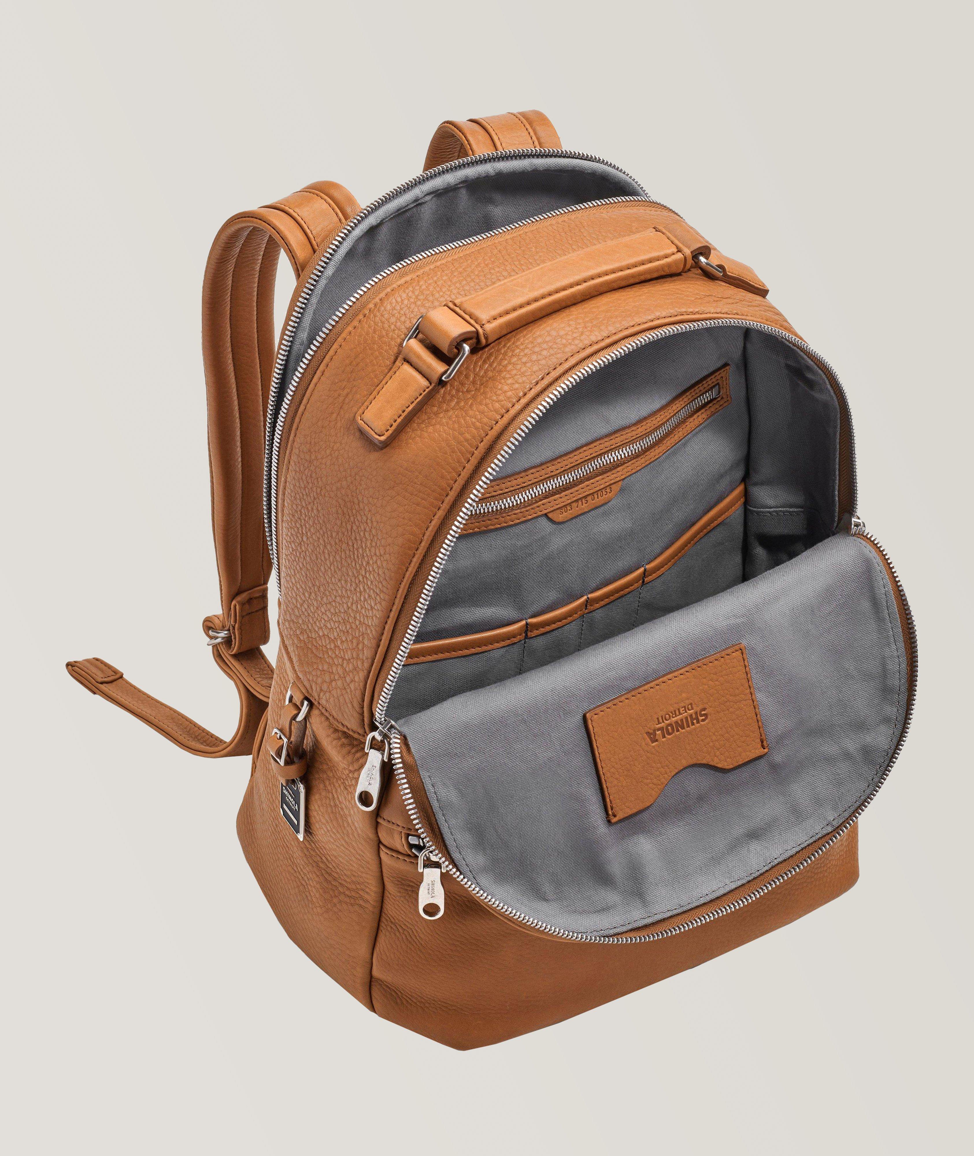 Shinola hotsell leather backpack