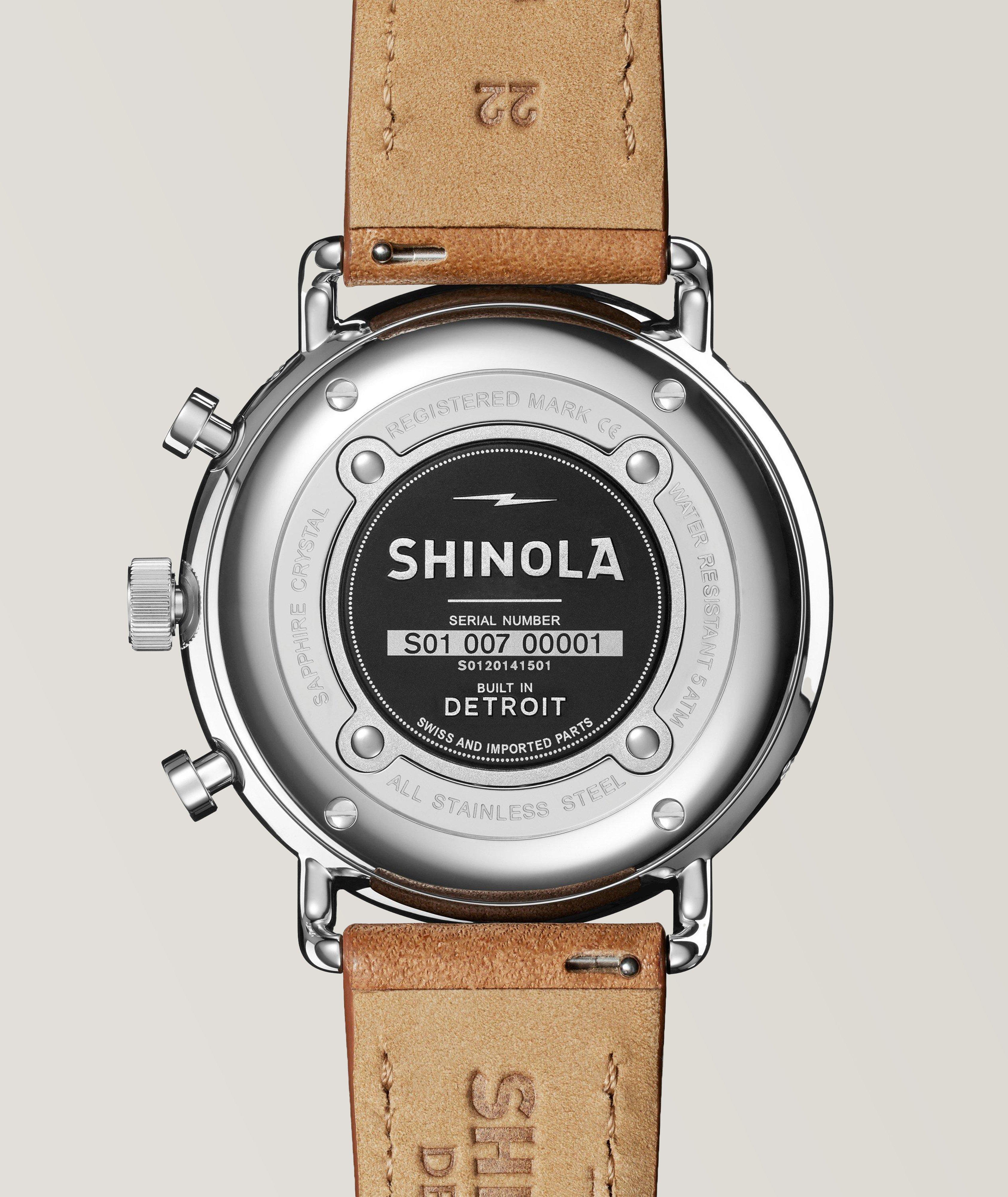 Montre sport Canfield avec bracelet en cuir image 4