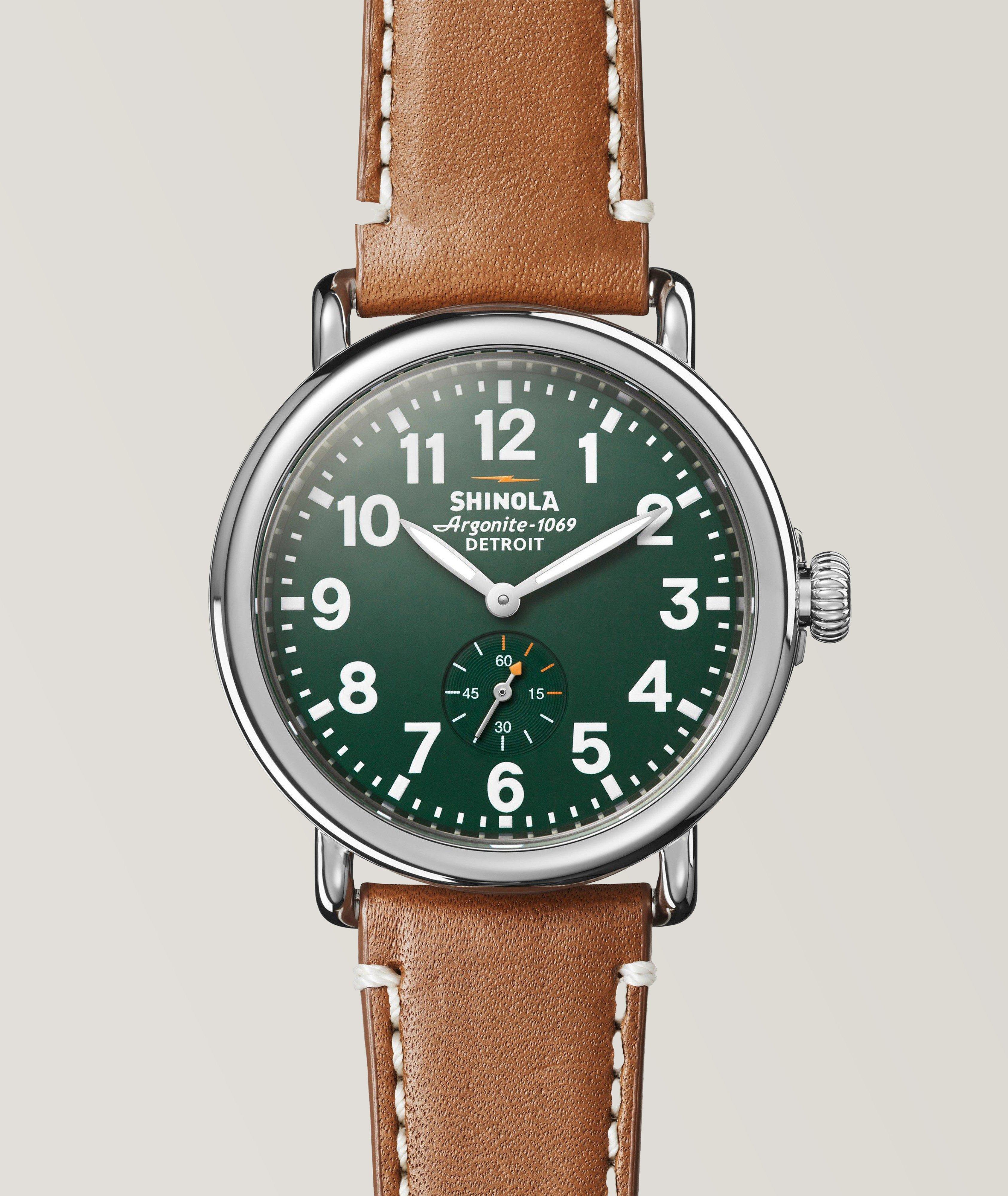 Runwell Leather Strap Watch image 1