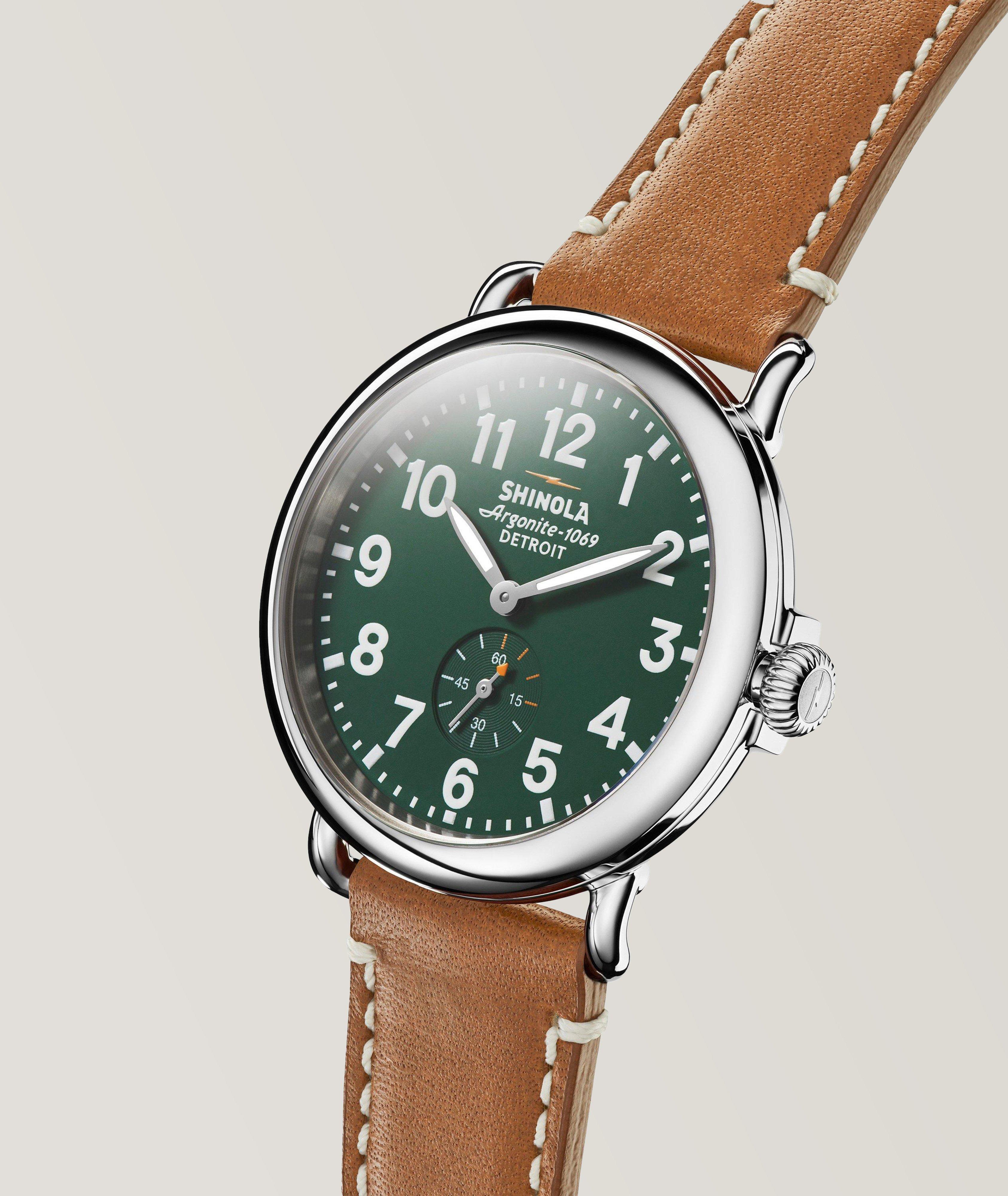 Runwell Leather Strap Watch image 2