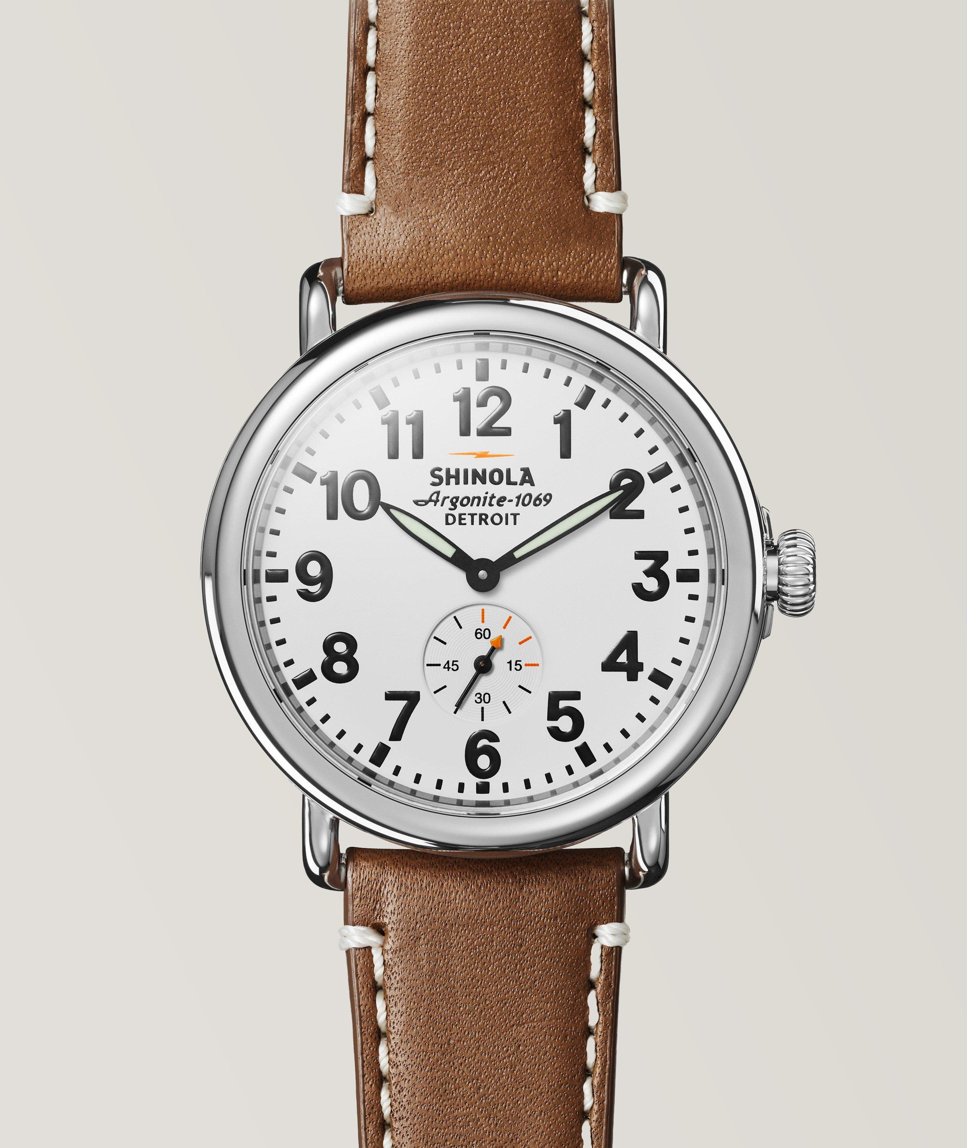 Runwell Leather Strap Watch image 1