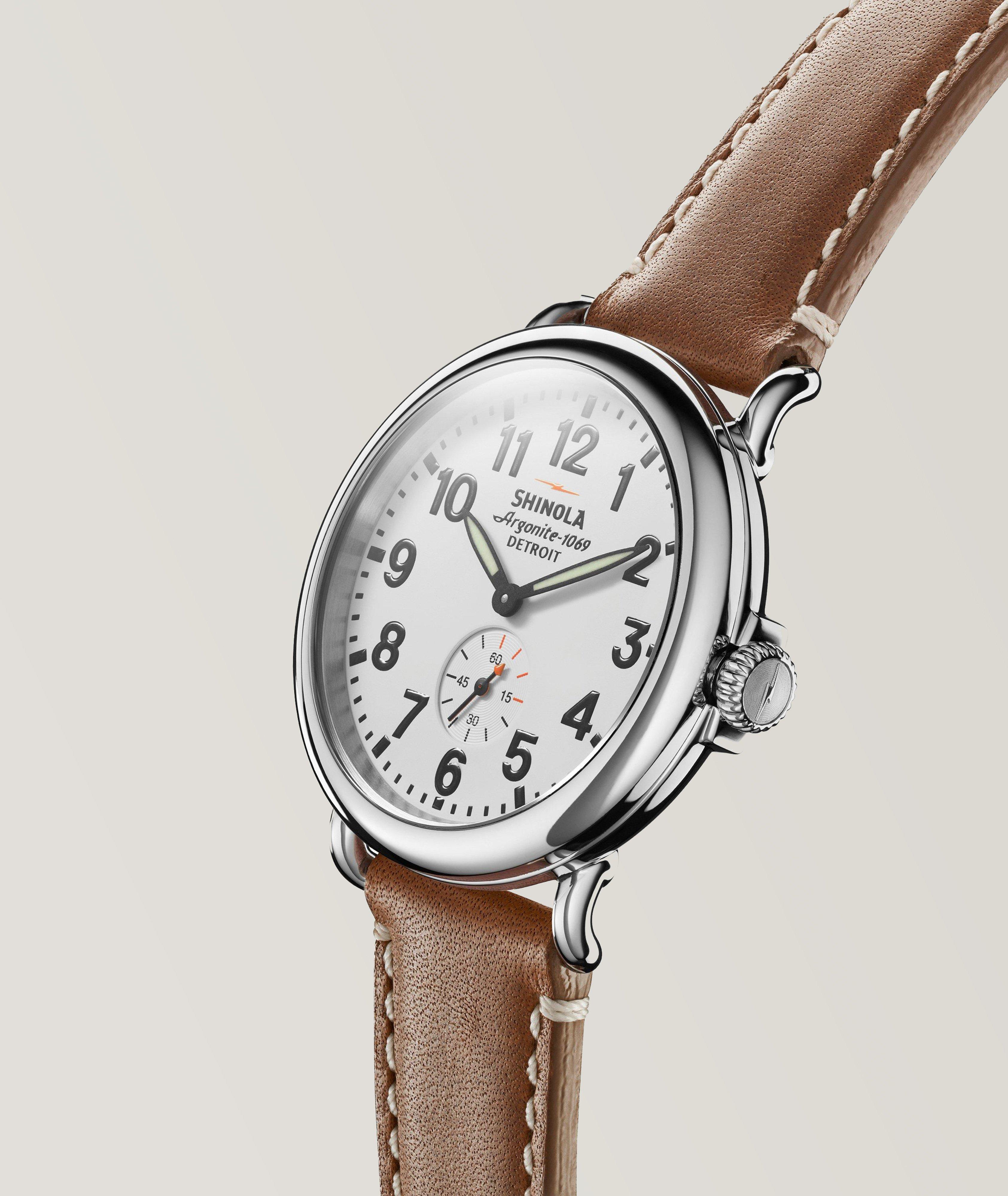 Runwell Leather Strap Watch image 2