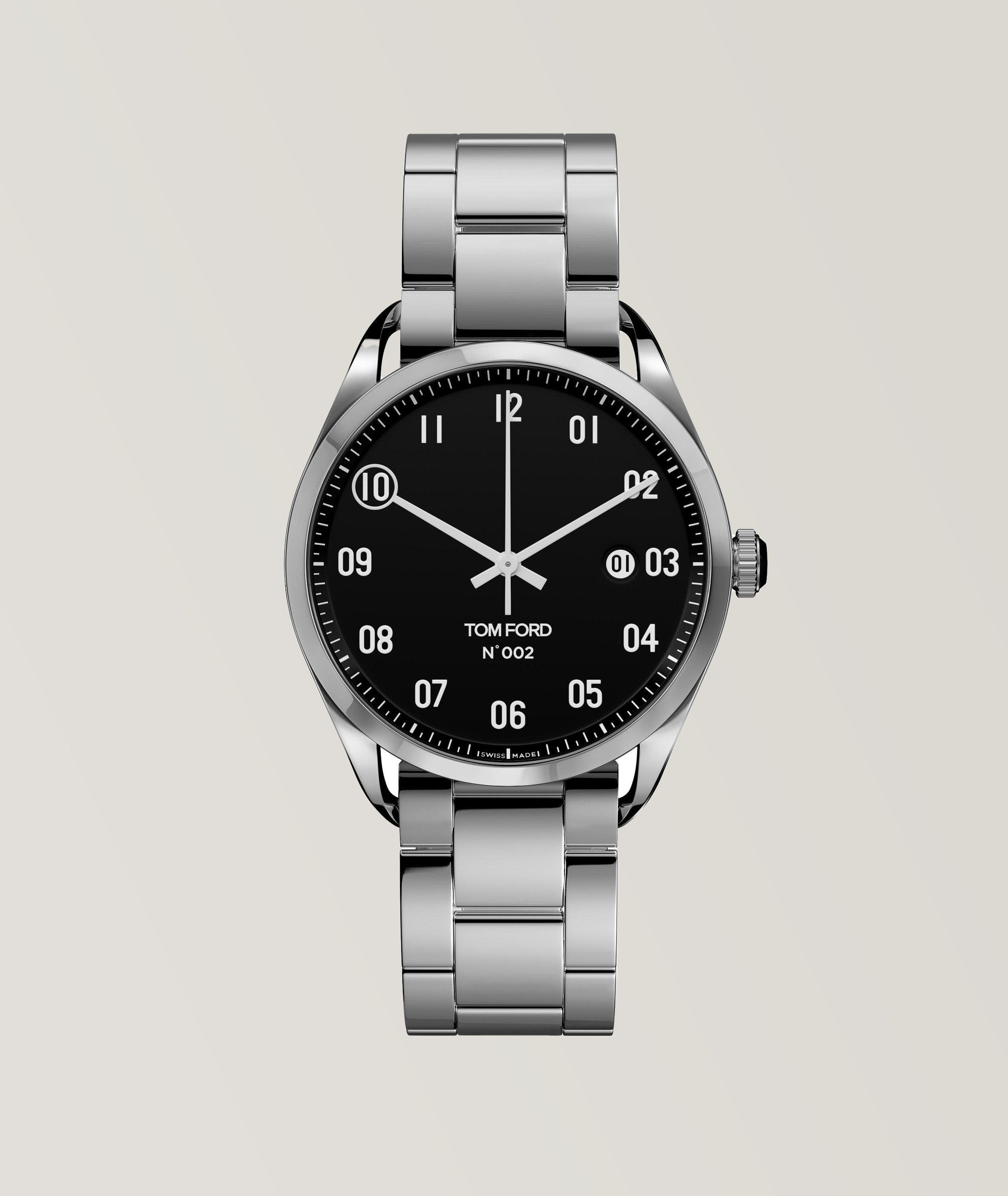 Automatic Polished Stainless Steel Watch image 0