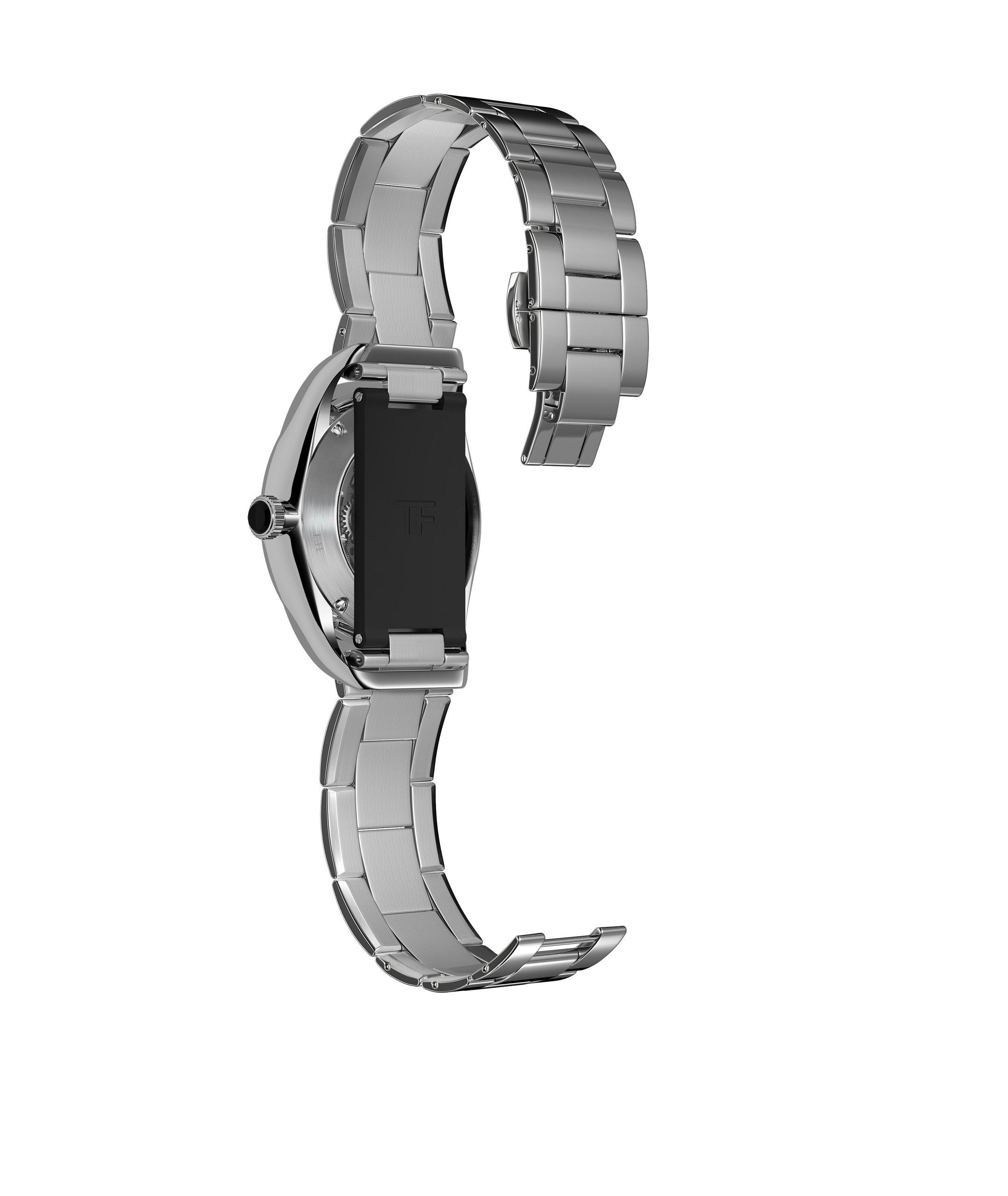 Automatic Polished Stainless Steel Watch image 2