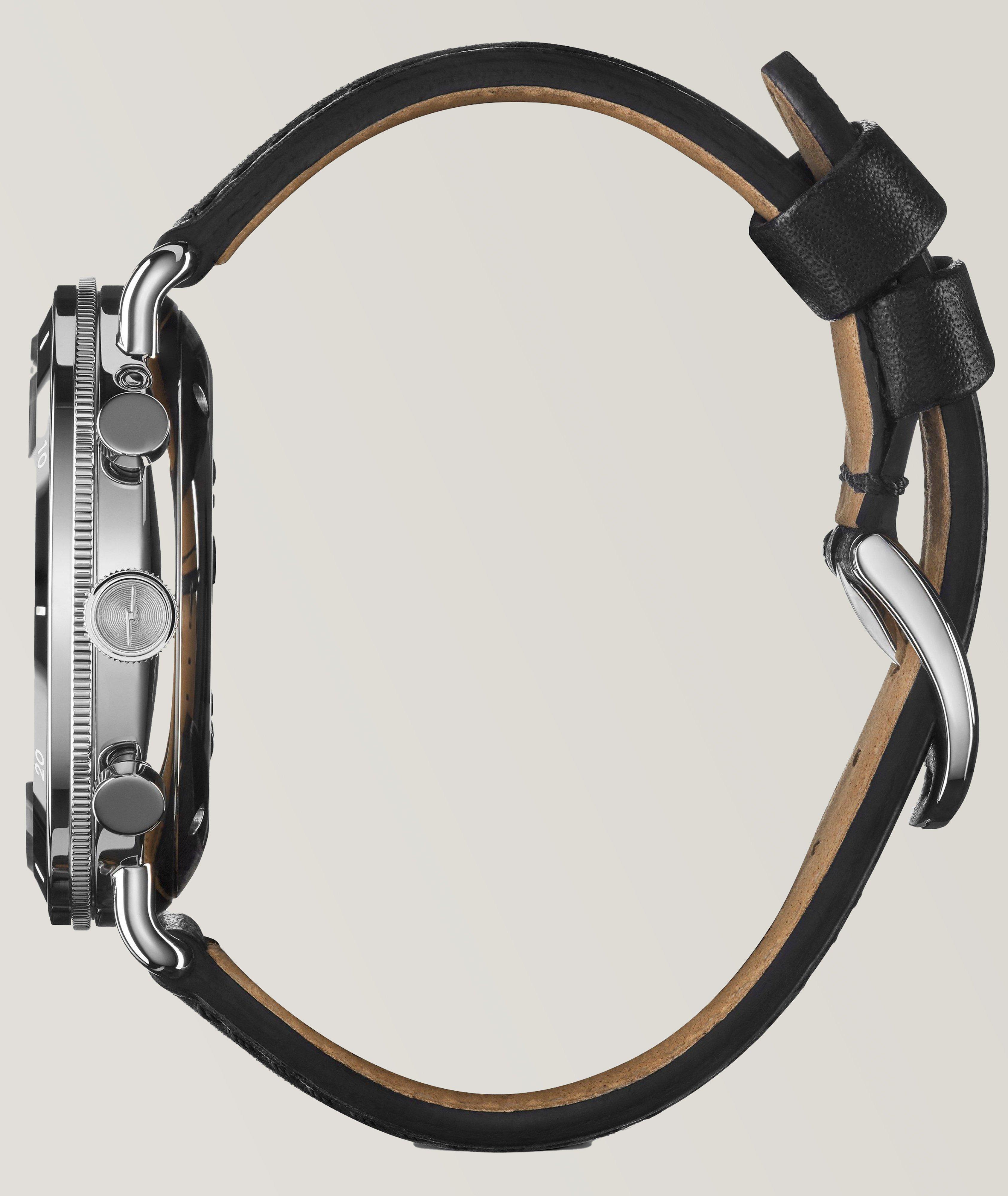 The Canfield Leather Strap Sport Watch image 3