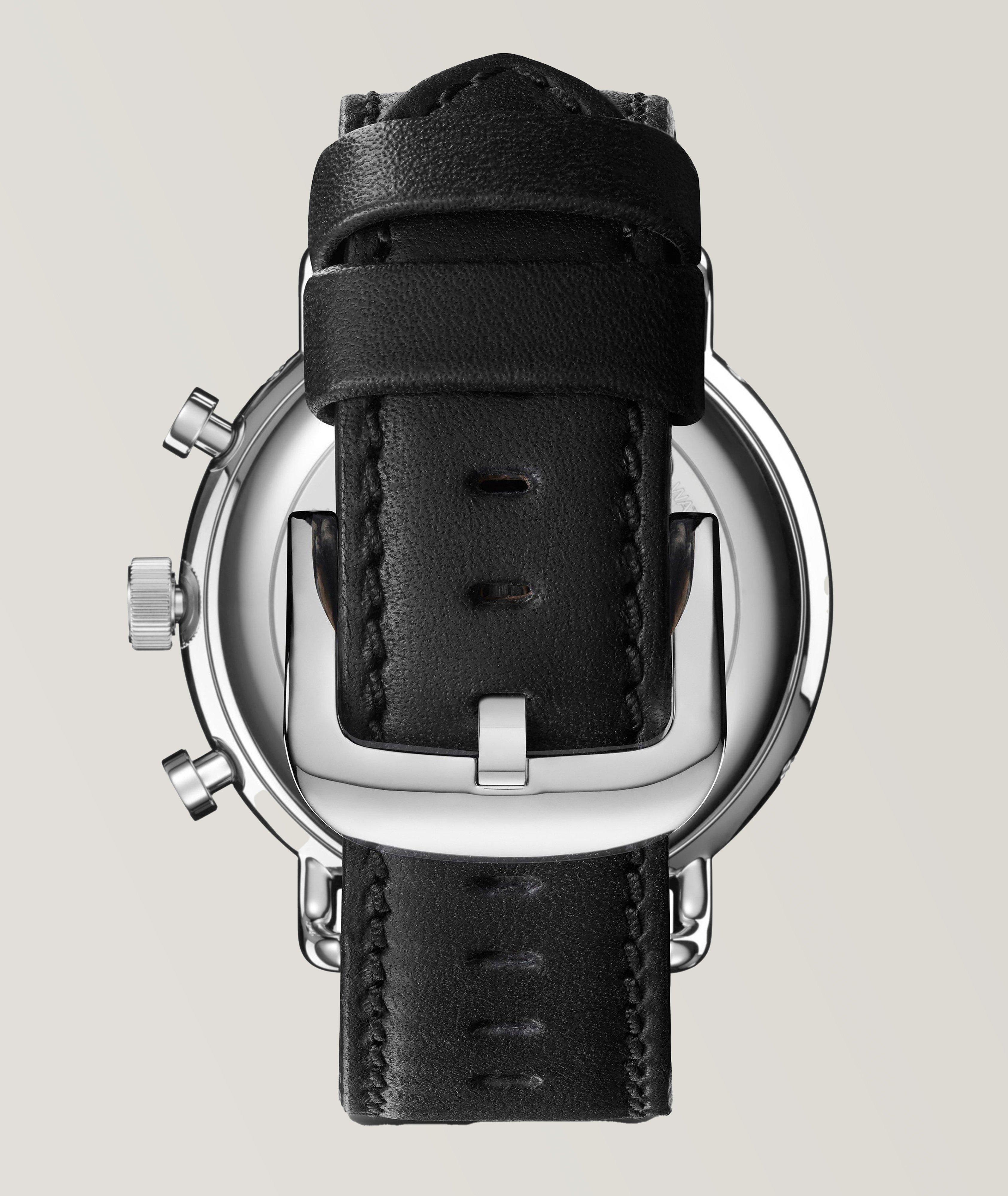 The Canfield Leather Strap Sport Watch image 5