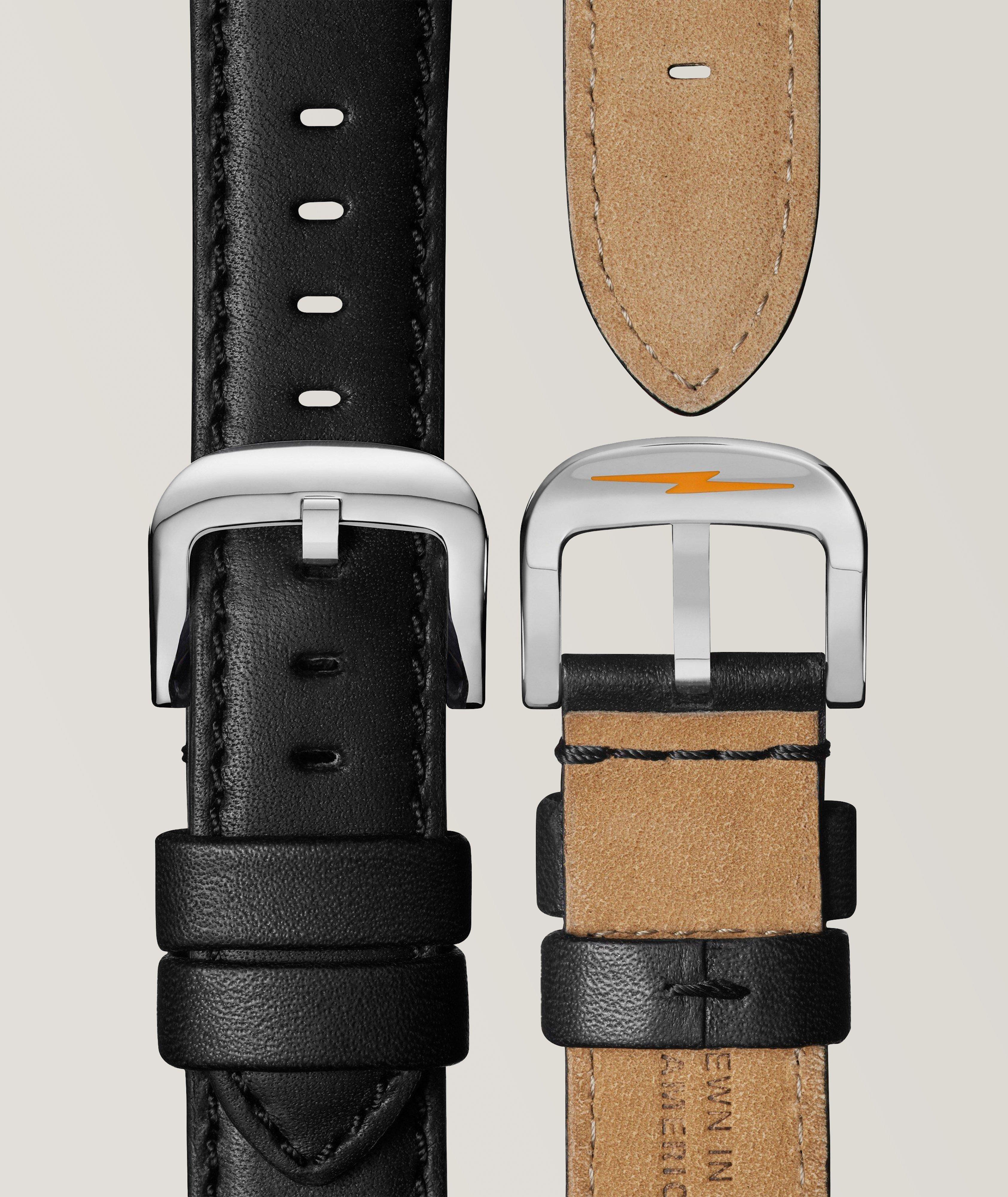 The Canfield Leather Strap Sport Watch image 6